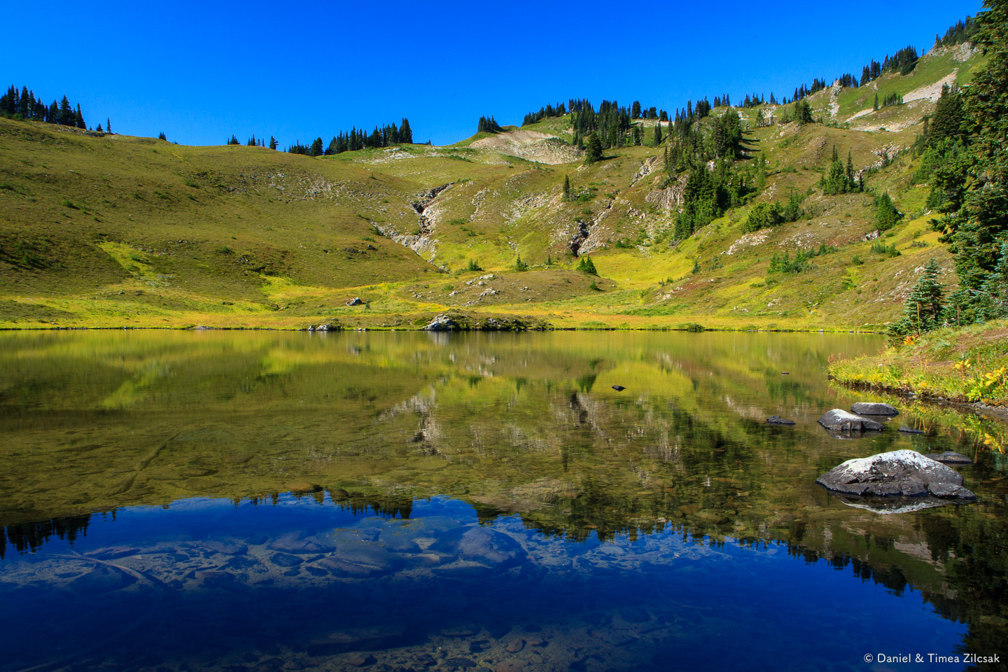 Heart Lake, Backpacking the High Divide - Seven Lakes Basin Loop