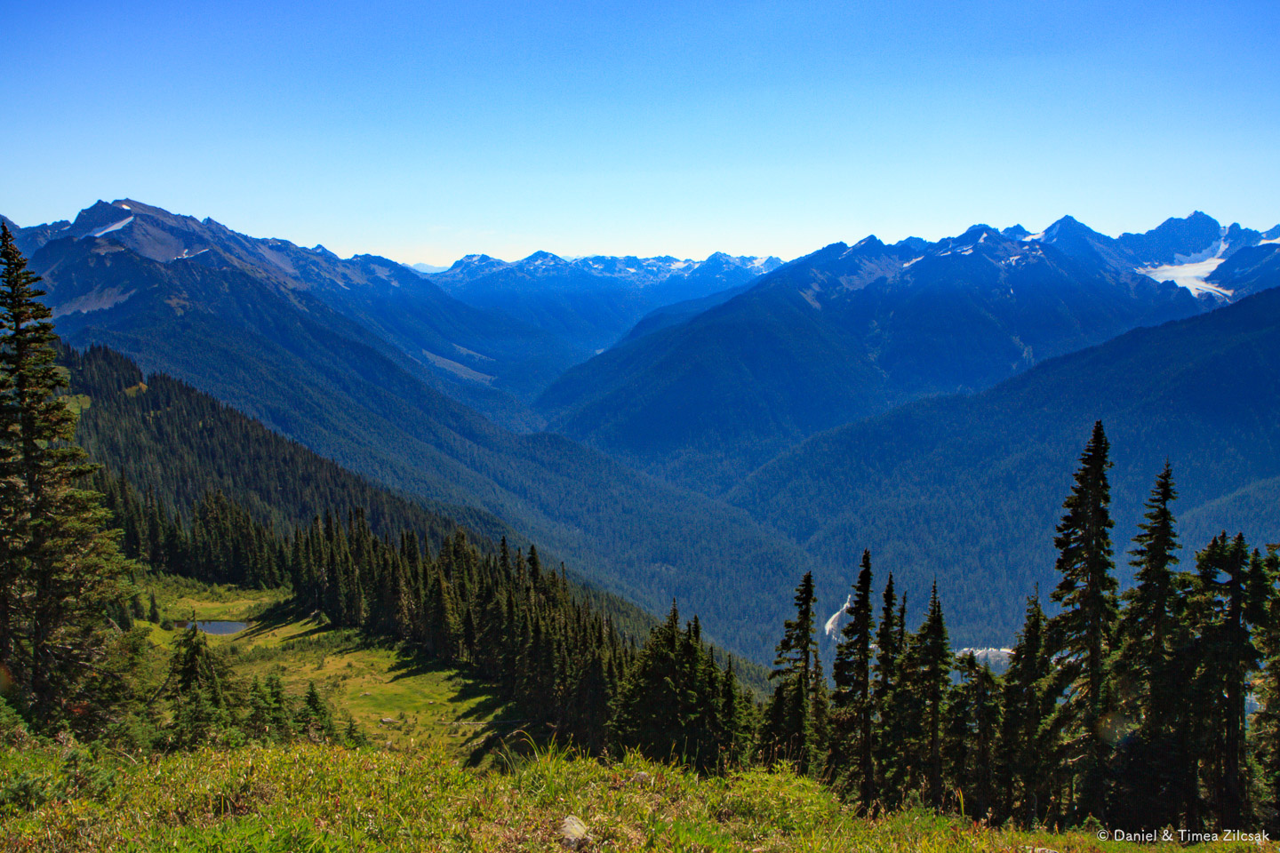 View from the High Divide Trail, Olympic National Park