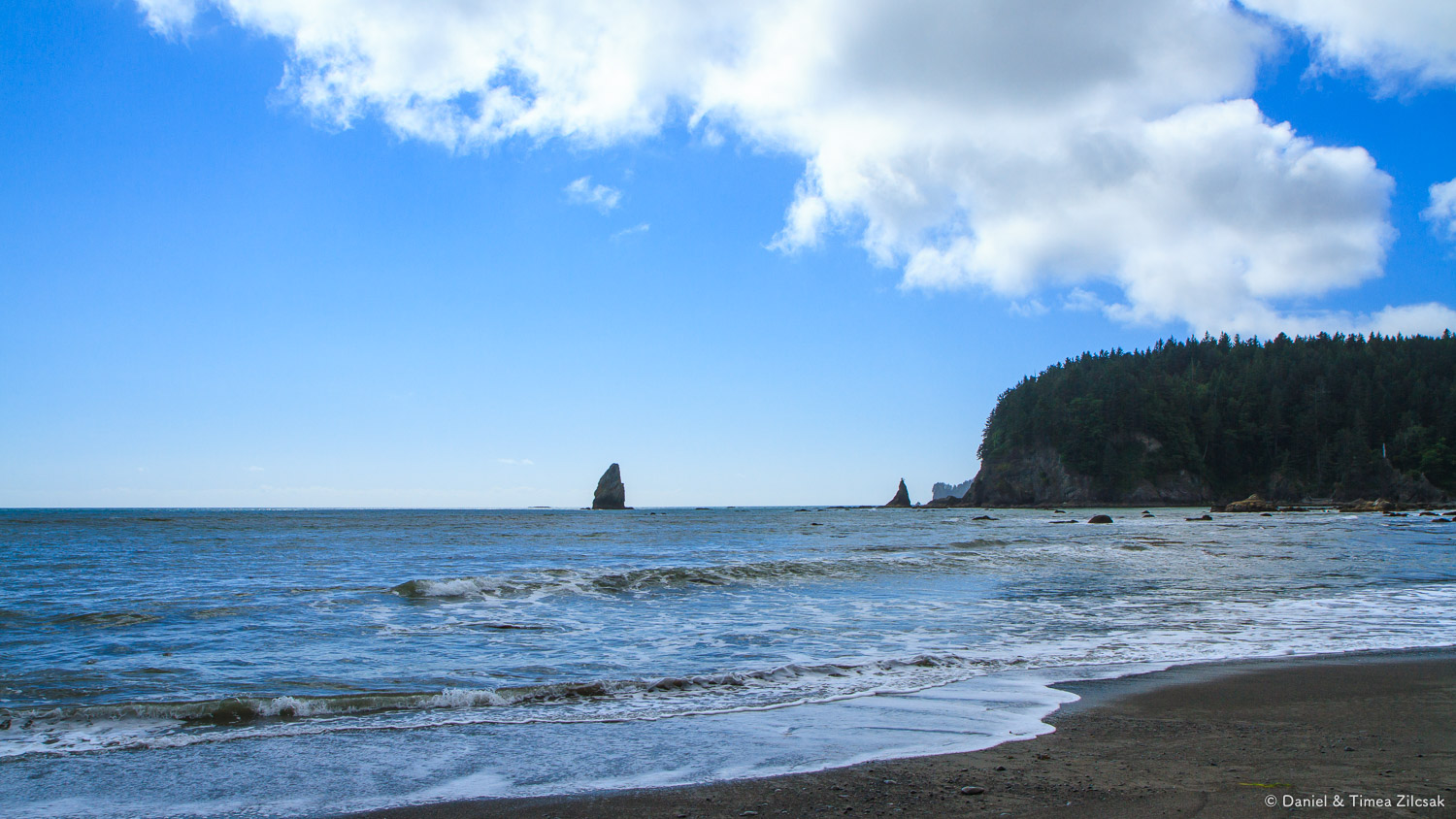 Looking back towards Taylor Point from Scott's Bluff, South Coast Wilderness Trail, WA