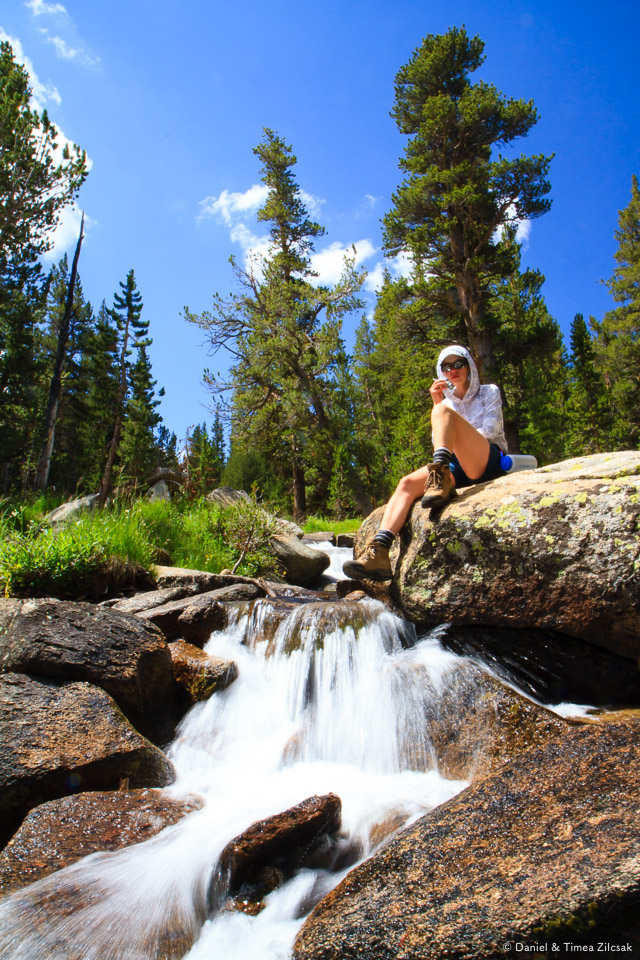 Snack break near Ireland Creek