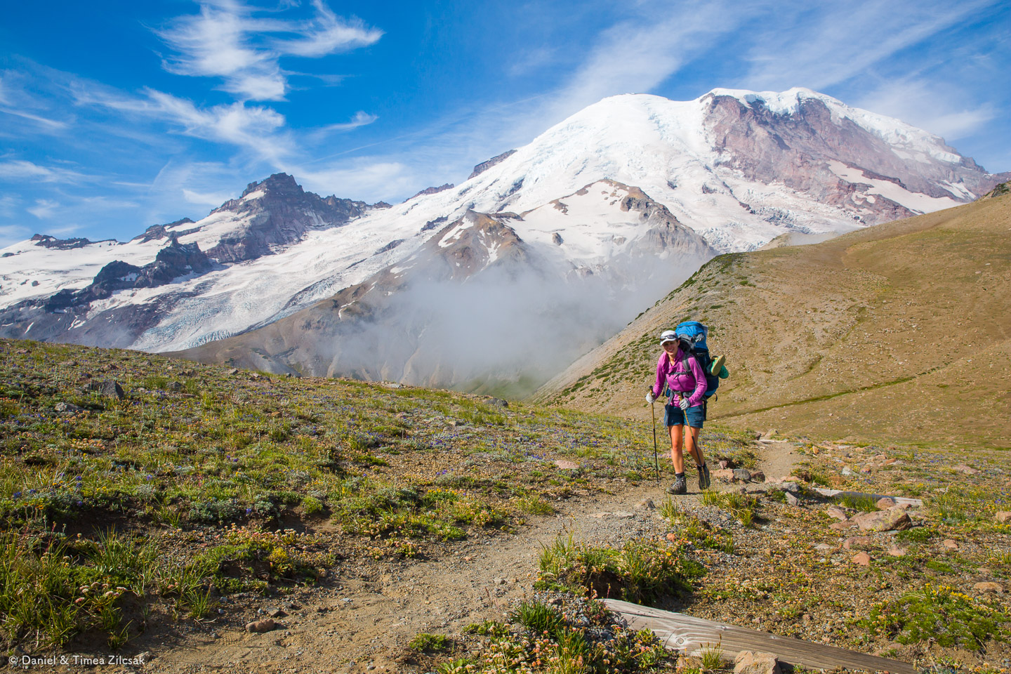 Backpacking the Wonderland Trail around Mount Rainier