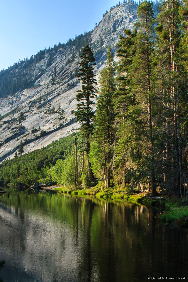 Merced Lake early morning reflection, Yosemite National Park