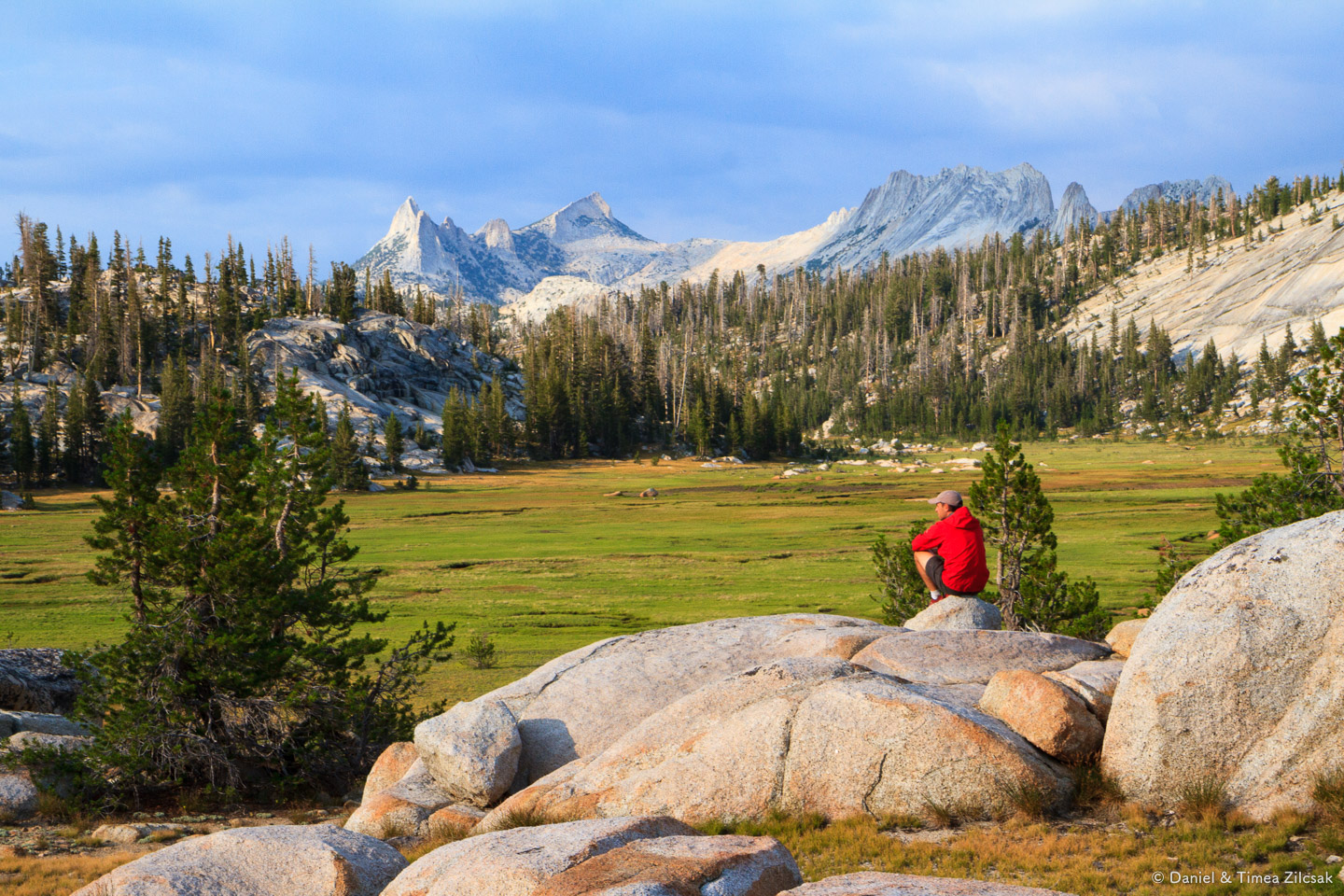 Cathedral Range from Sunrise meadows, Yosemite National Park