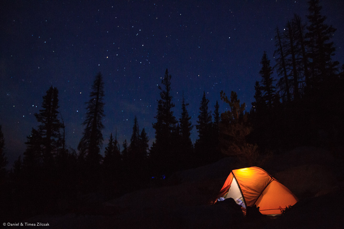 Camping at Sunrise High Sierra Camp, Yosemite National Park