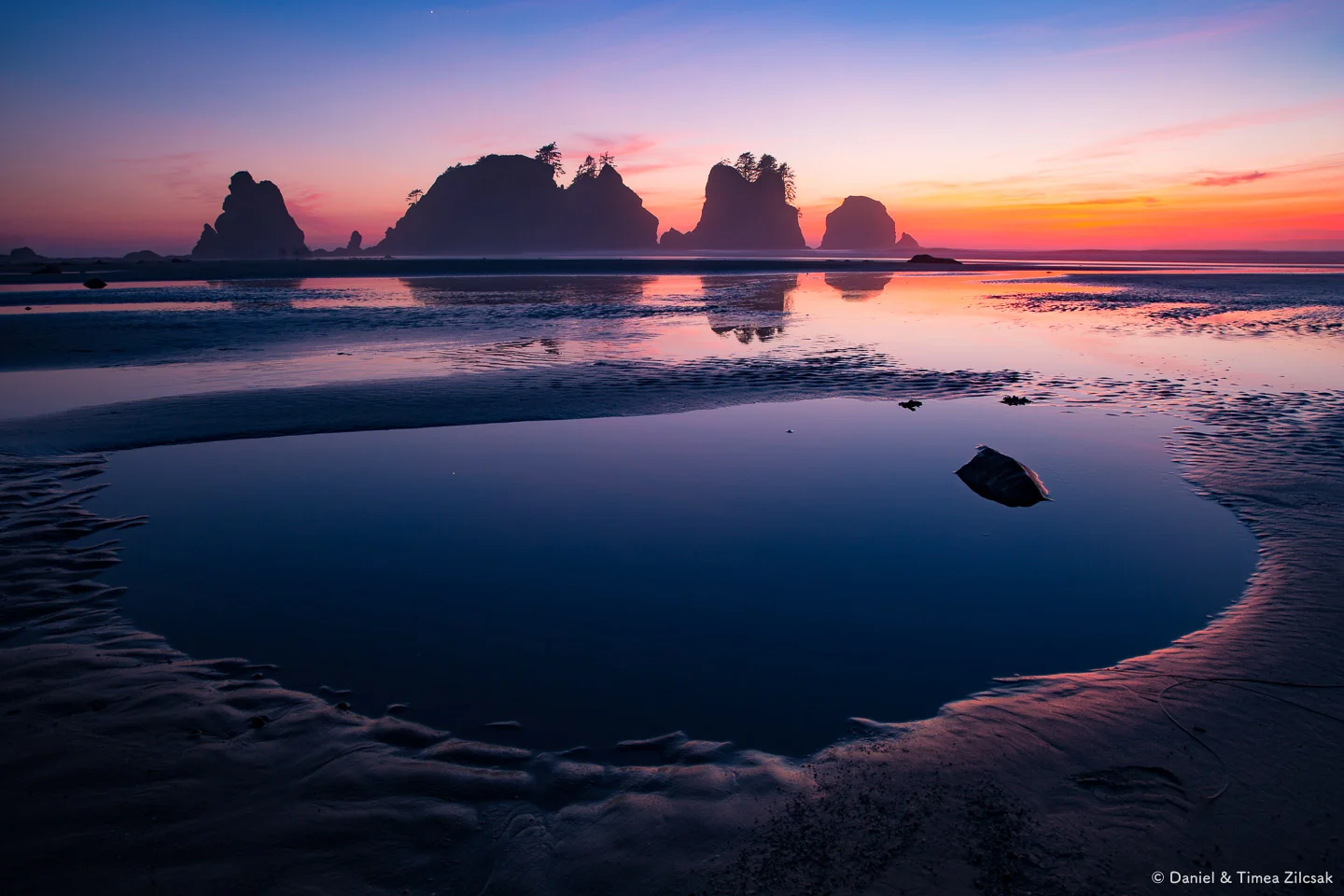 A Sunset Like No Other at Shi Shi Beach