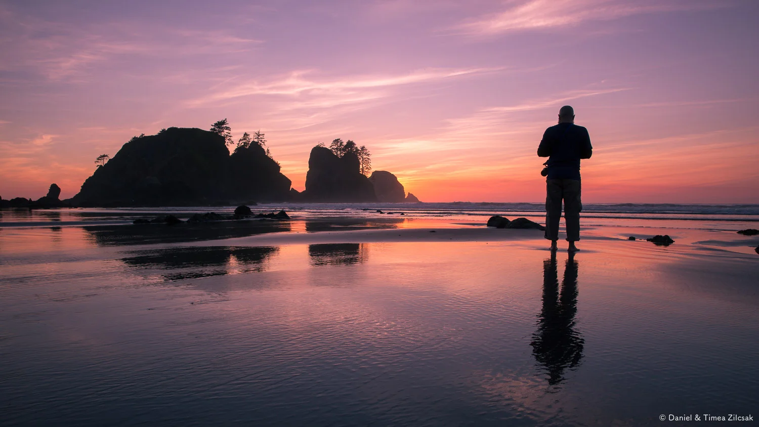 A Sunset Like No Other at Shi Shi Beach
