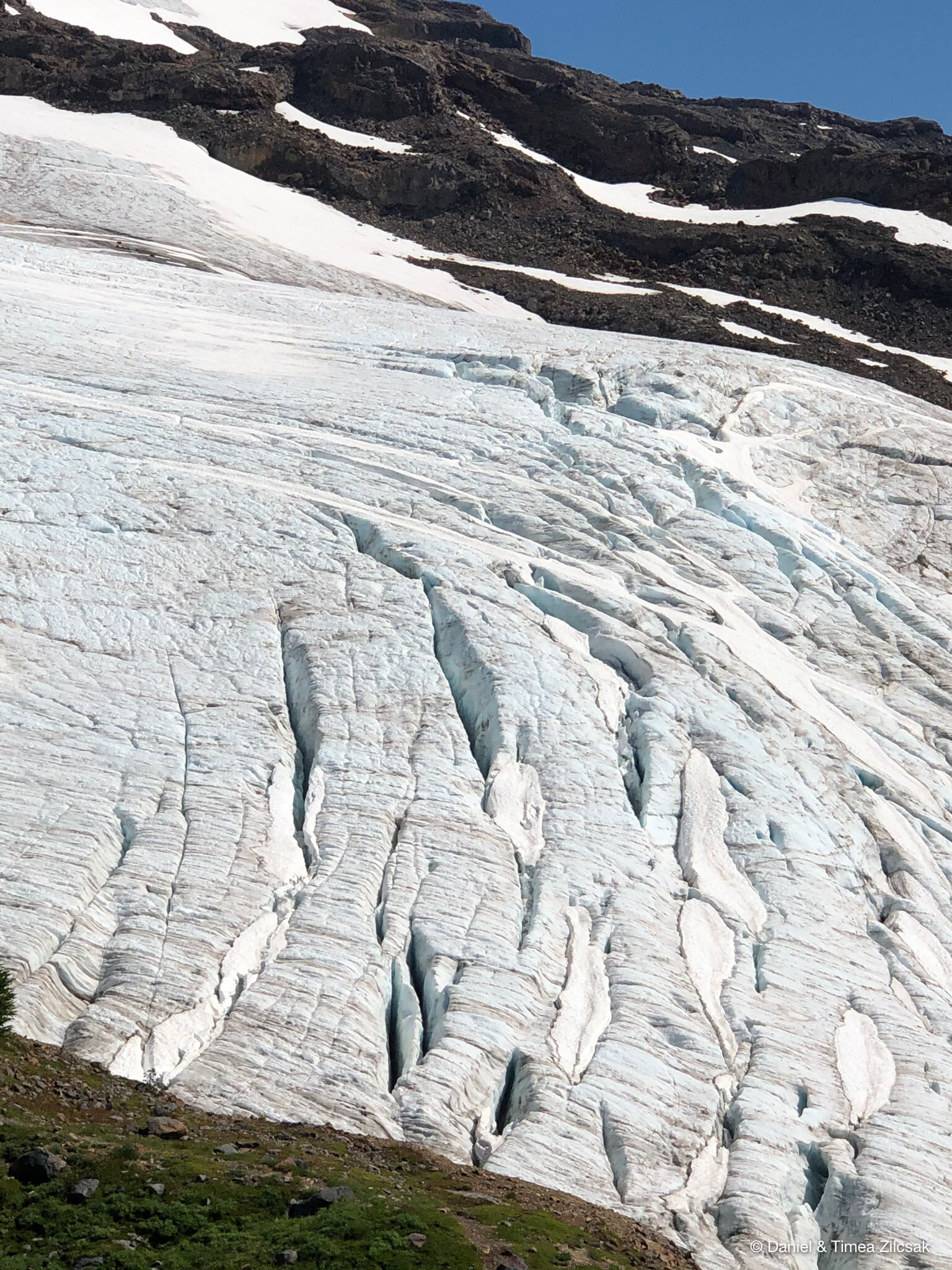 Easton Glacier crevasse