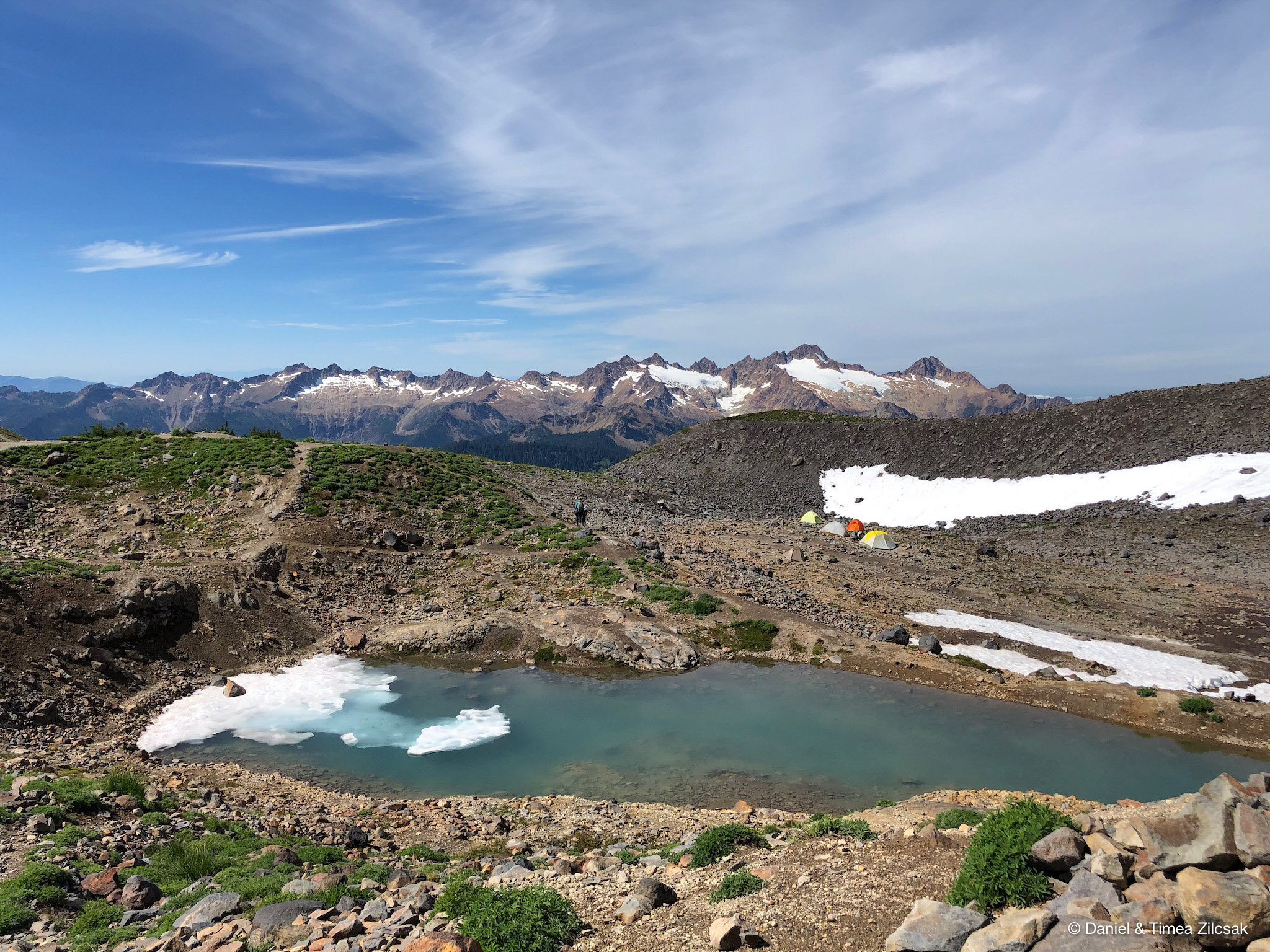 Mount Baker - Easton Glacier climber's base camp