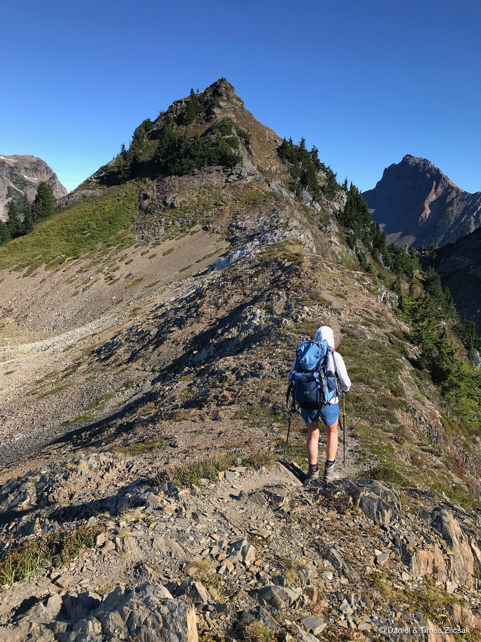 True summit of Yellow Aster Butte right in front of me. 