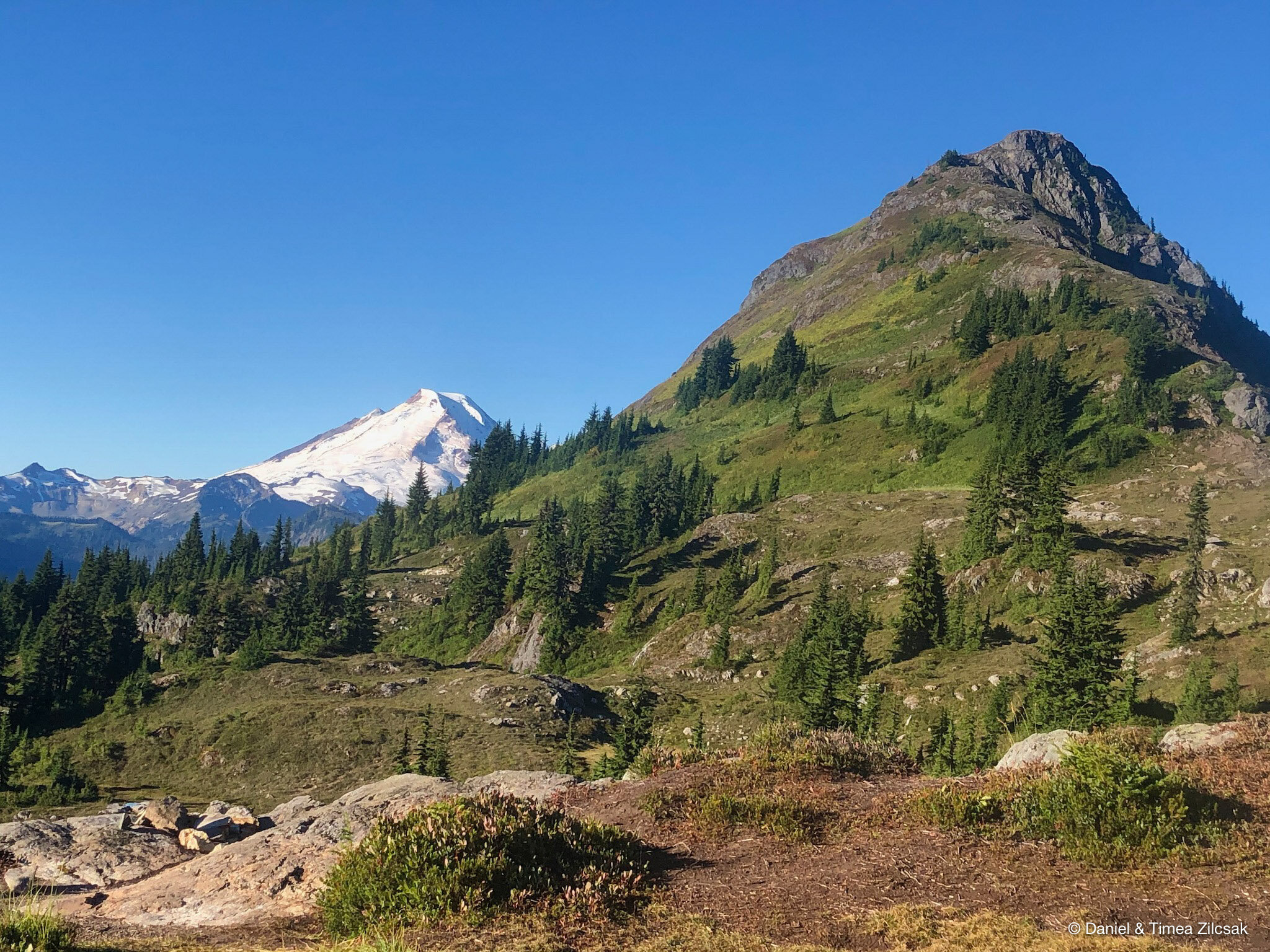 View of Mount Baker from our camp