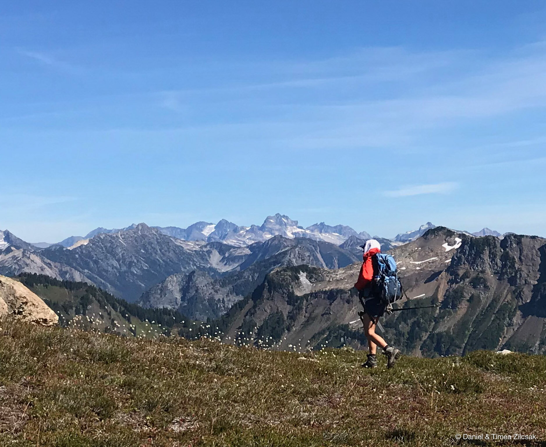 Backpacking in the North Cascades mountains