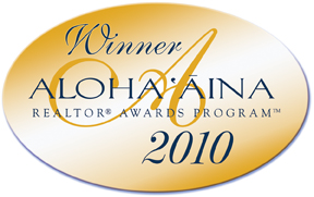 YVONNE AHEARN: WINNER of 2010 AlOHA AINA “PEOPLE’s CHOICE” AWARD FOR OAHU