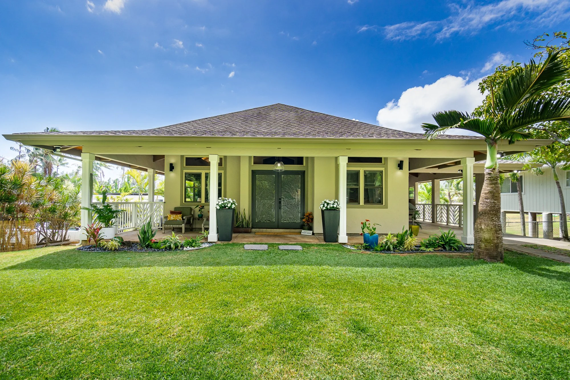 Waimanalo Beach House at Sherwoods Beach — OAHU REAL ESTATE