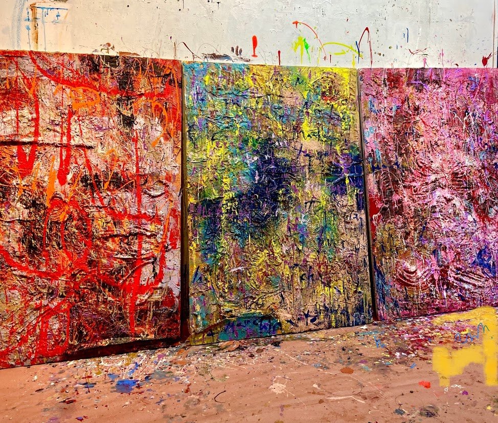 Ideographic - art at The Falcon -Poughkeepsie journal by Linda Marston-Reid 