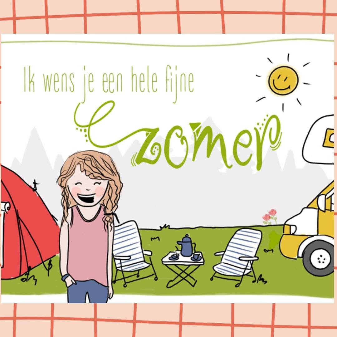 De zomervakantie is nu echt voor alle scholieren begonnen! 

Hier in het midden van het land zijn we inmiddels alweer 2 weken onderweg, en wordt het ook snel tijd voor ons om even weg te gaan, zin in! 

Ik heb er altijd heel veel plezier in om mijn k