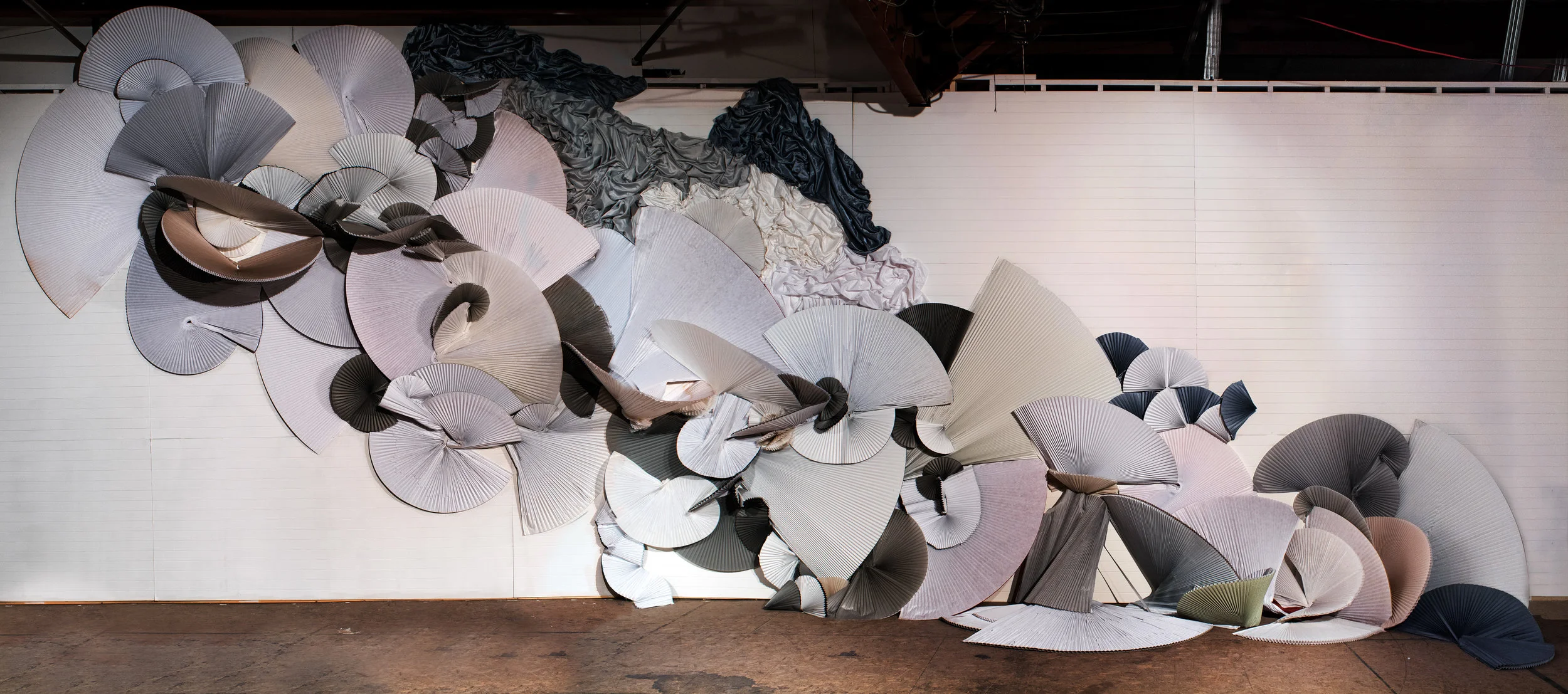 Would You Love Me If... , 2017 168" x 480" x 48" installation site: Riverdale, GA