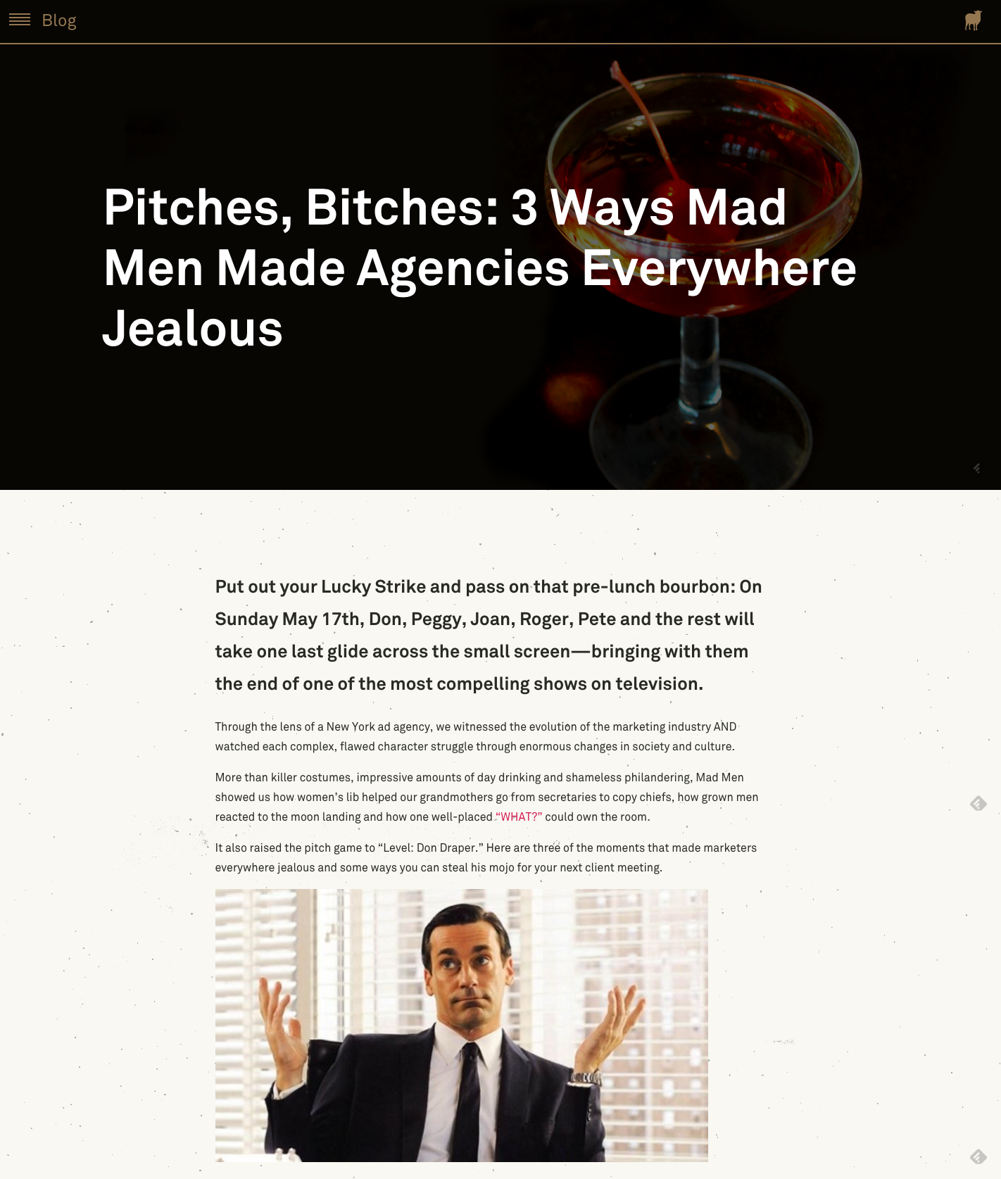 3 Ways Mad Men Made Agencies Everywhere Jealous