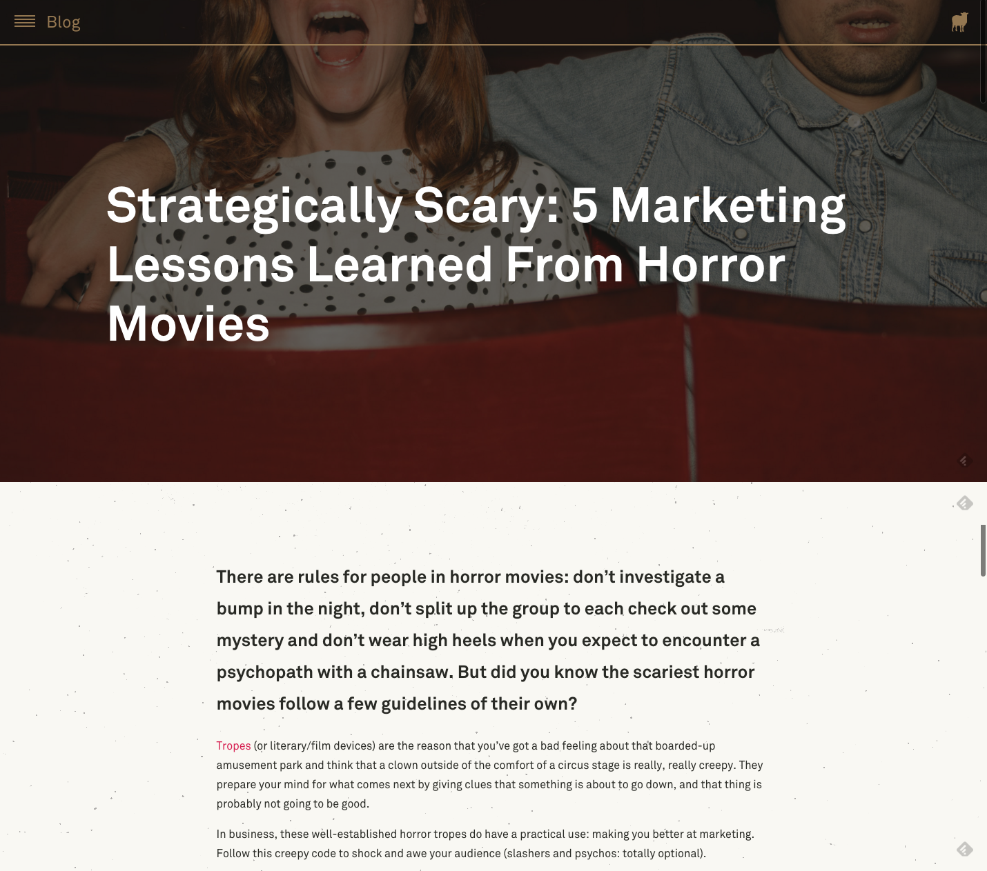 Strategically Scary