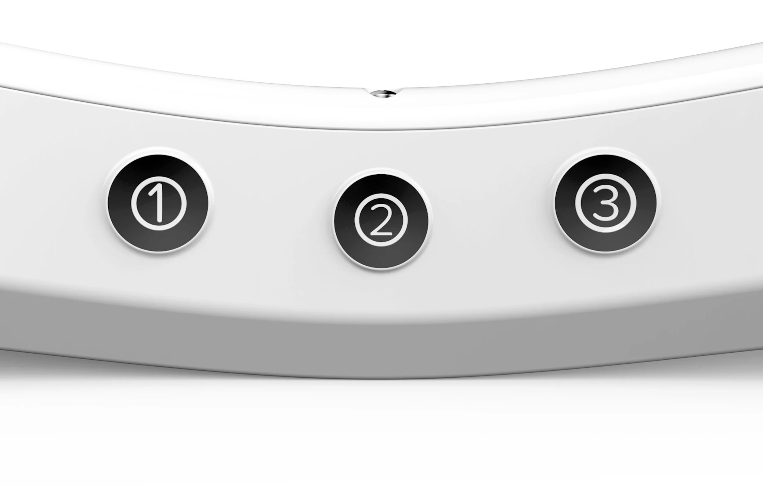 These buttons are for the height adjustment levels.