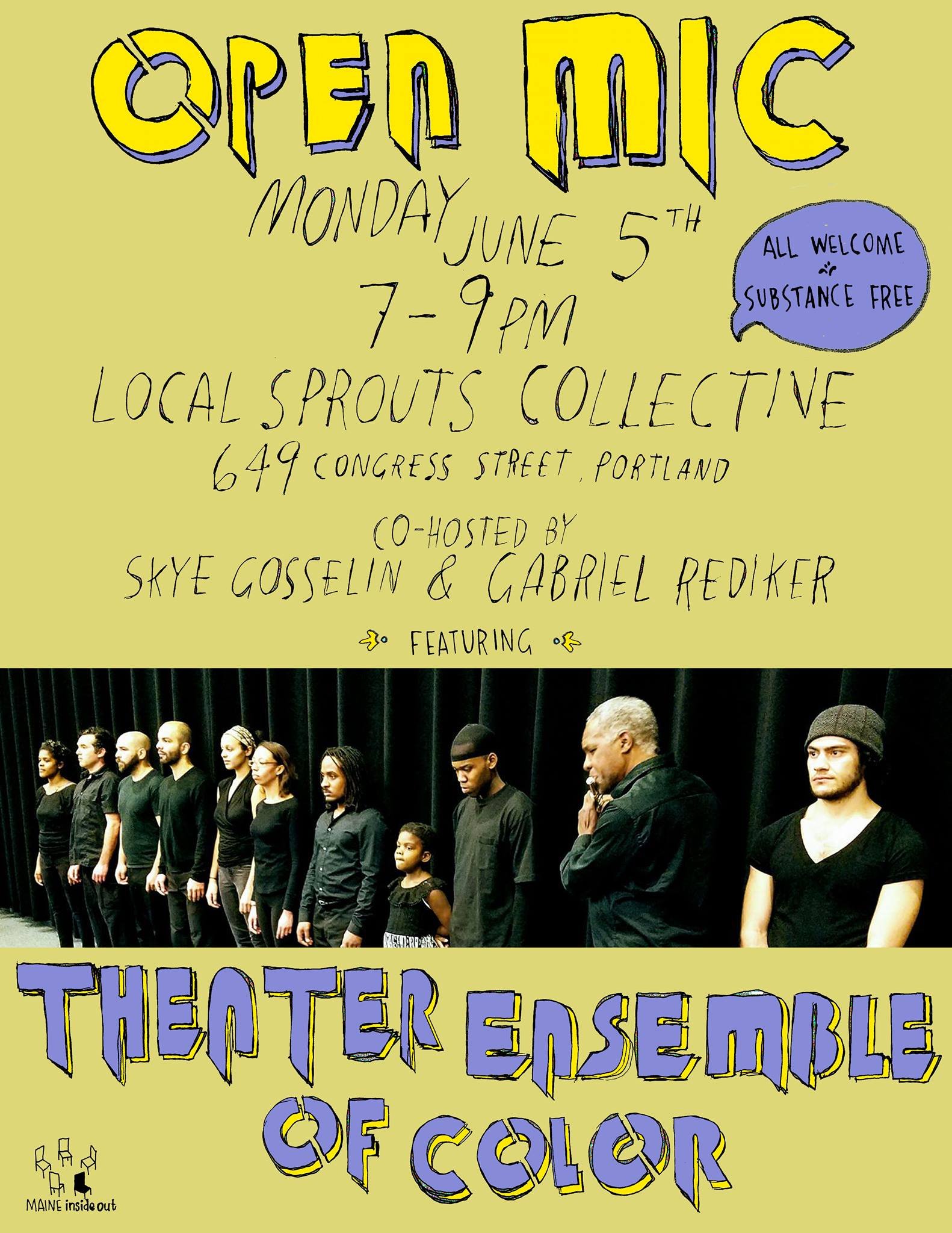 Maine Inside Out June Open Mic