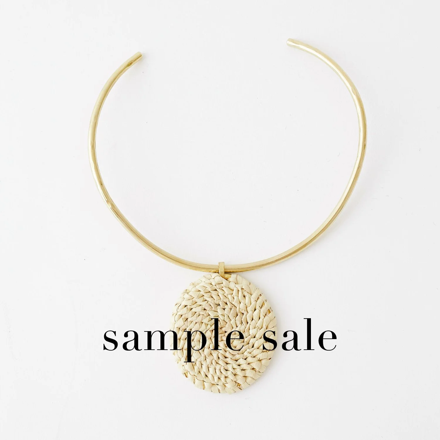 sol necklace palm SAMPLE SALE — Crescioni