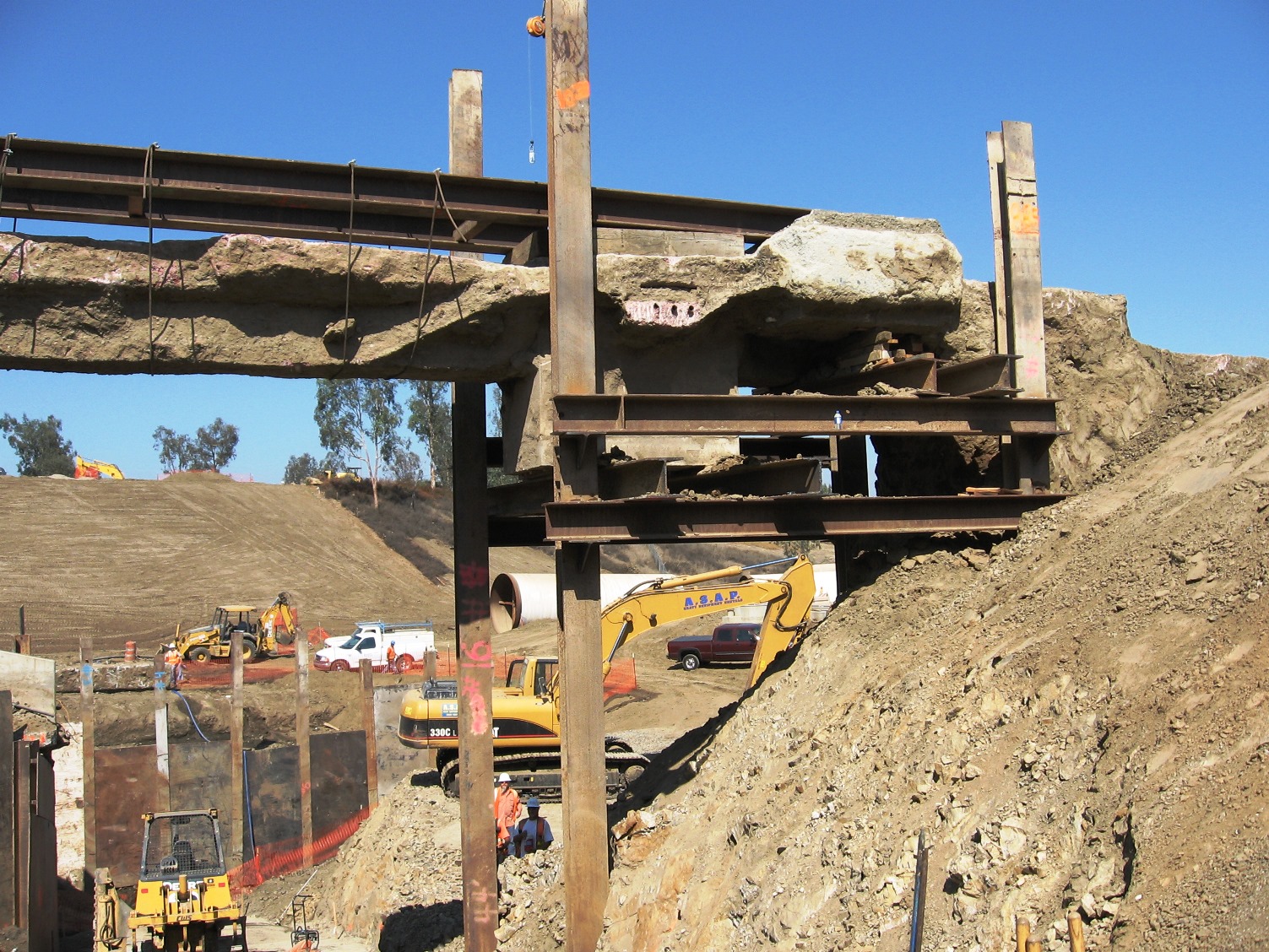 MacArthur Channel - Temporary Utility Support - Irvine, CA