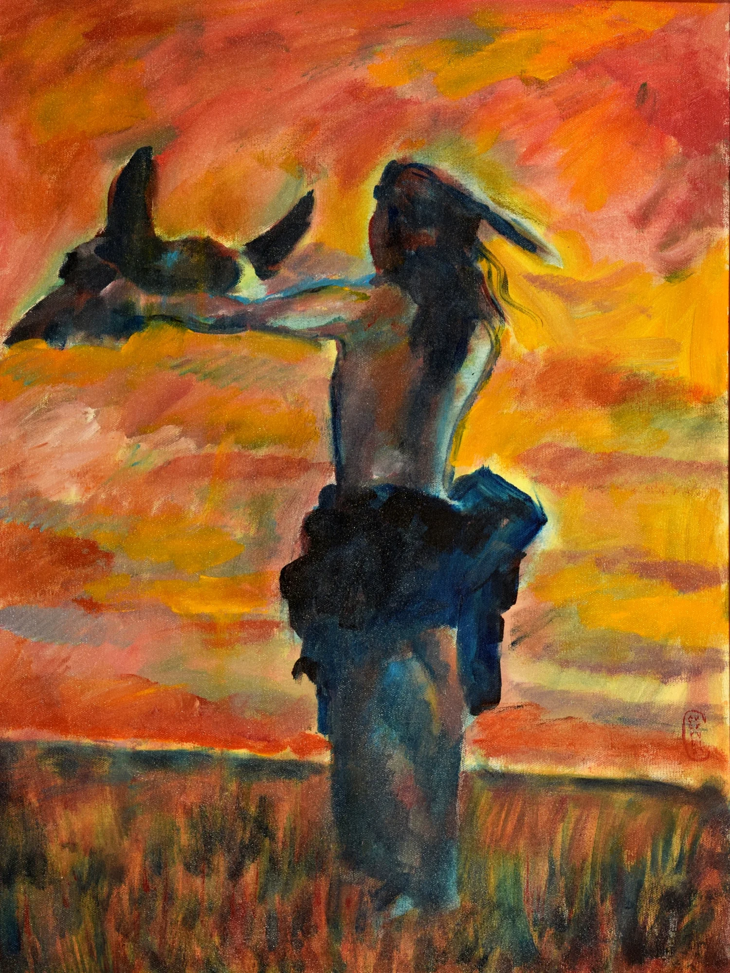 Mandan, 2011; 24" x 18"