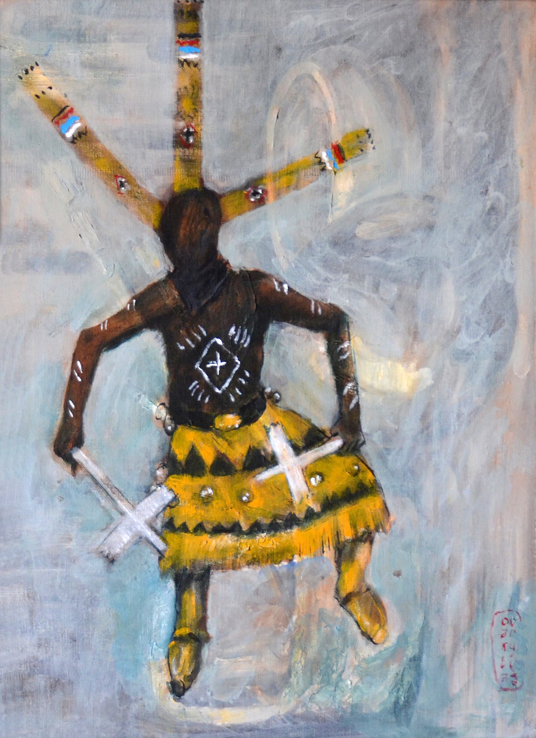 Apache Crown Dancer, 2011; 22" x 16"