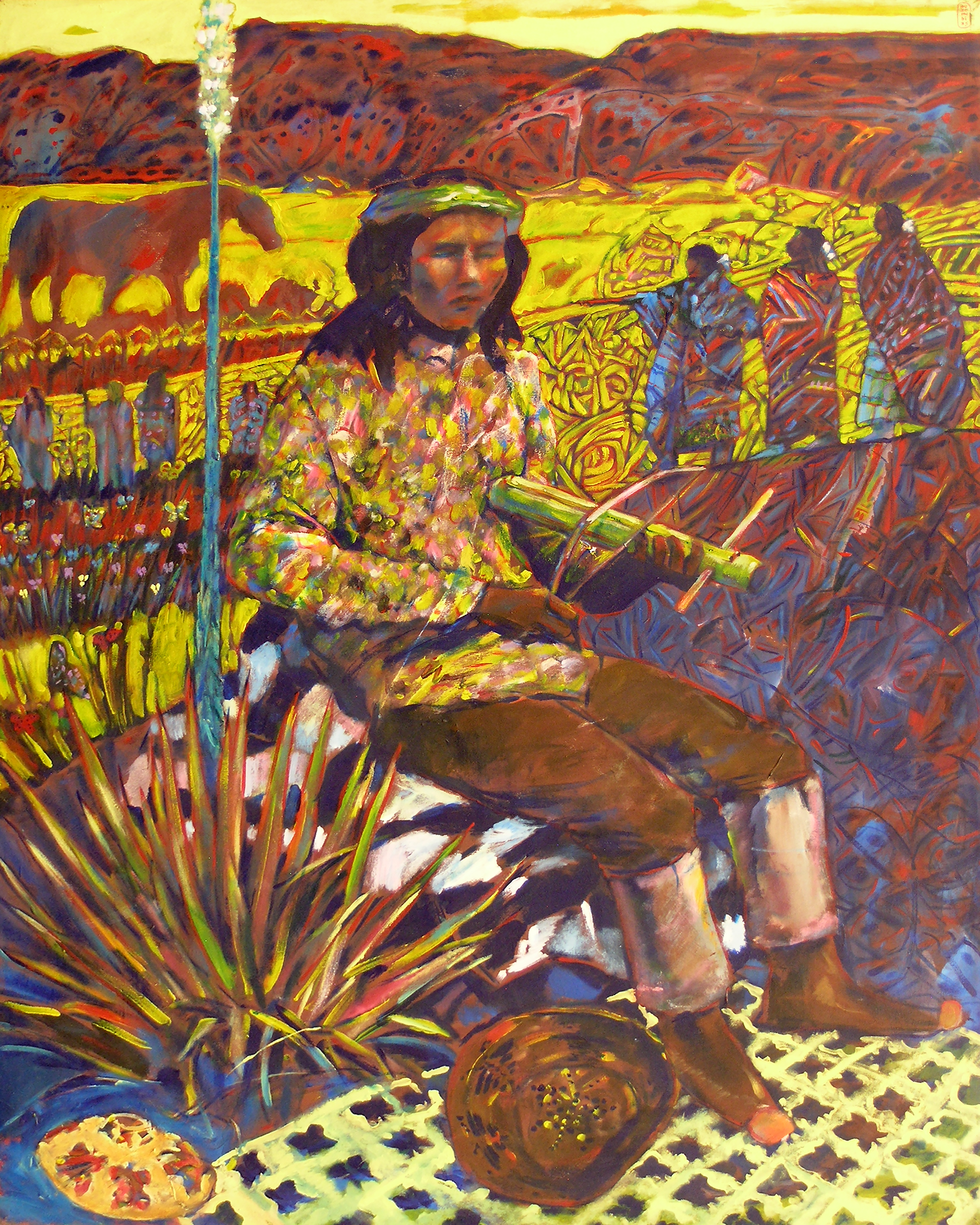 Butterfly Dance, 2012; 60" x 48"
