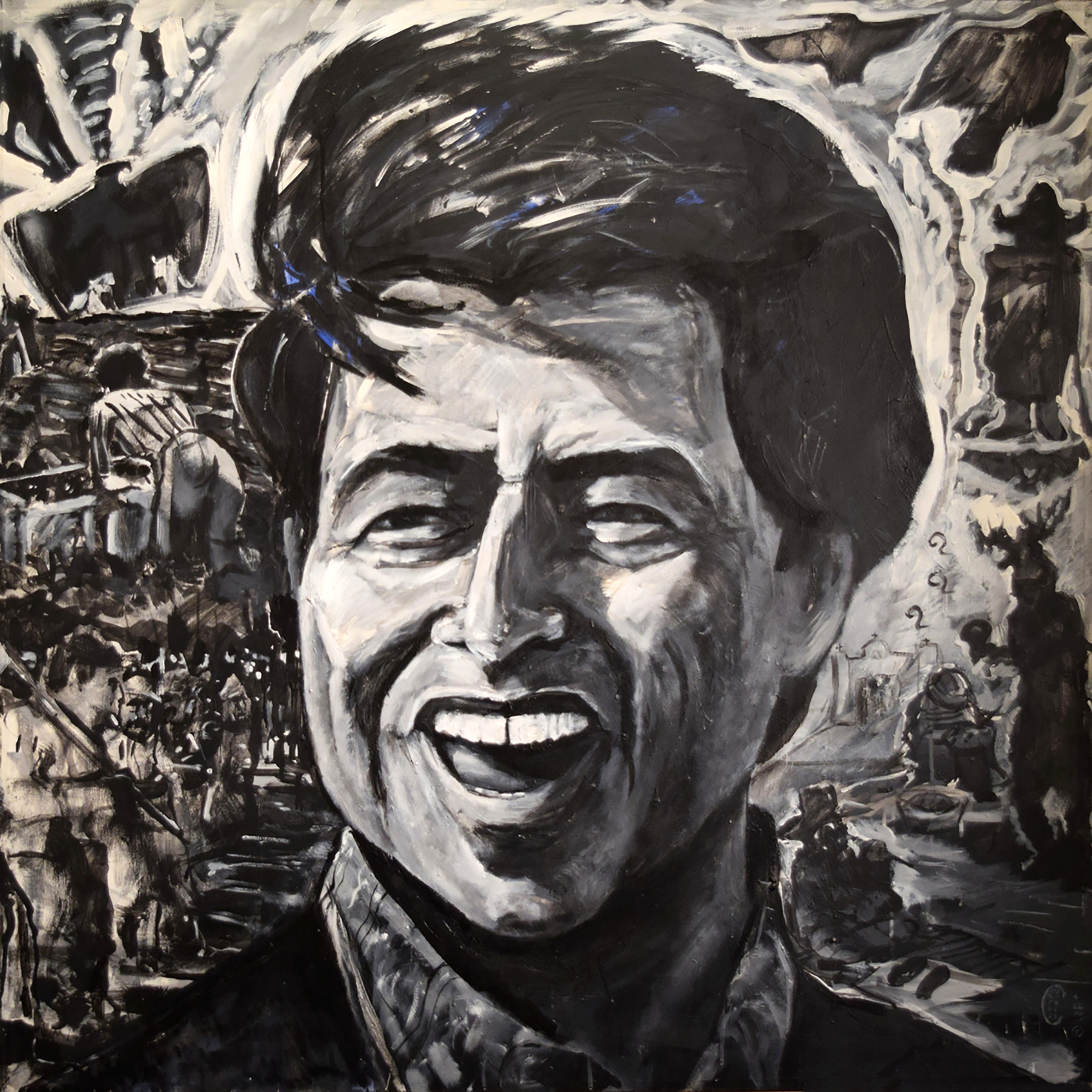 Cesar Chavez, 1999; 48" x 48"