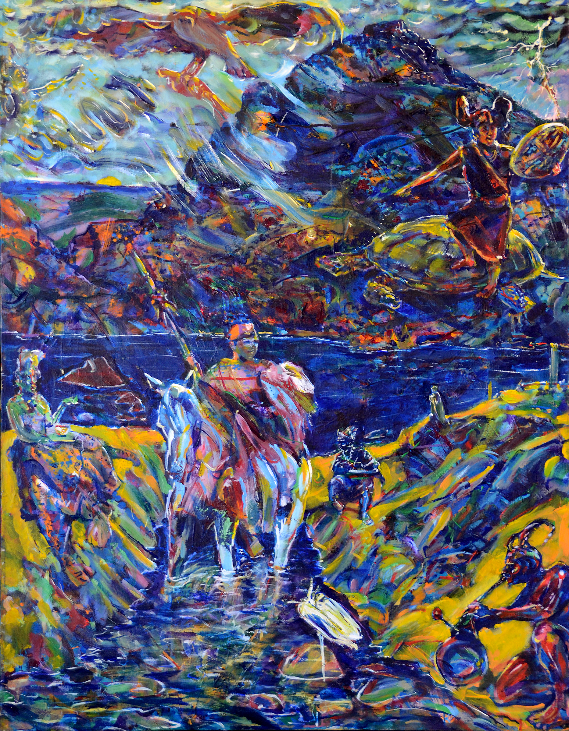 Magical Warrior, 2000; 48" x 36"