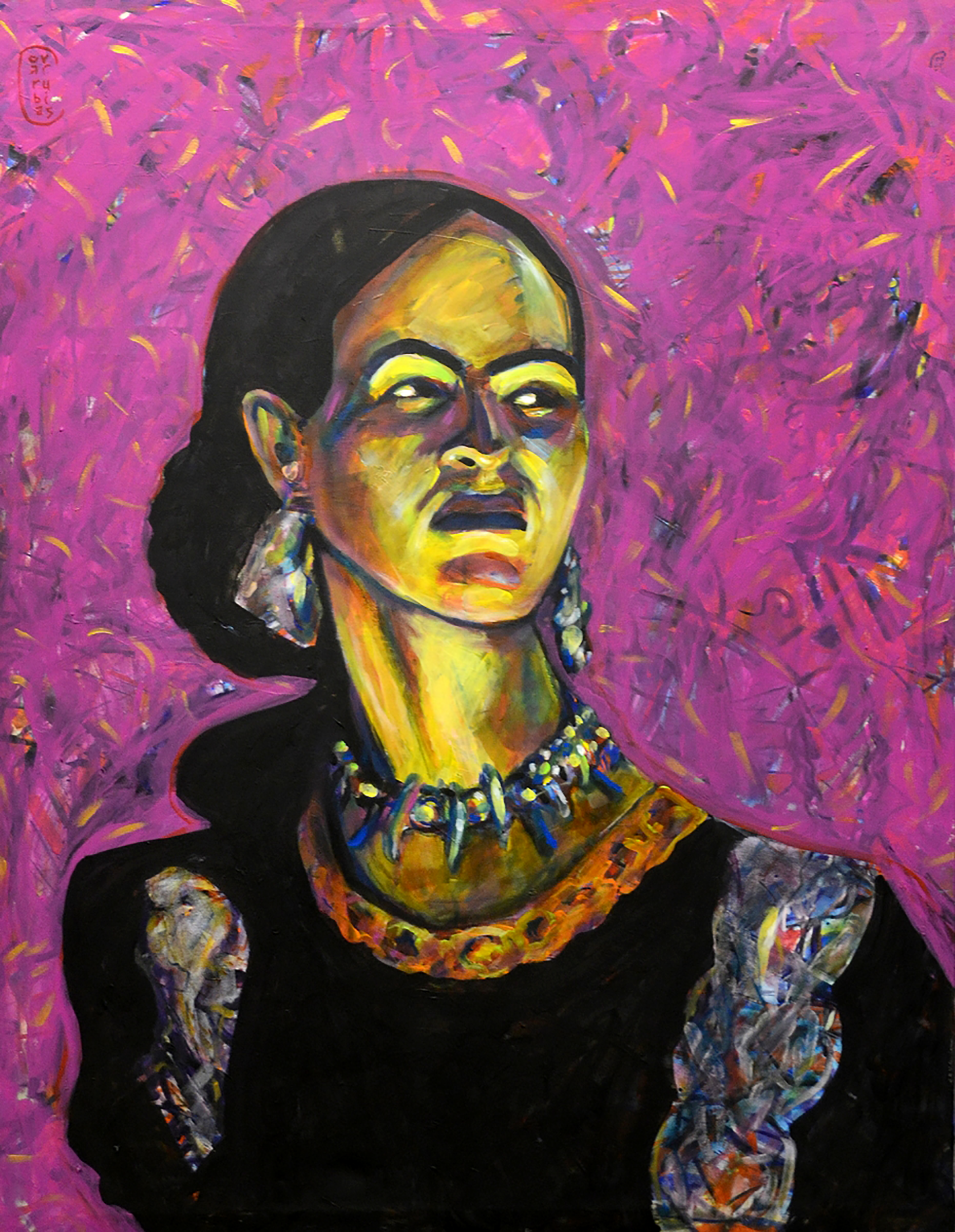 Y Que!, 2015; 48.5" x 37