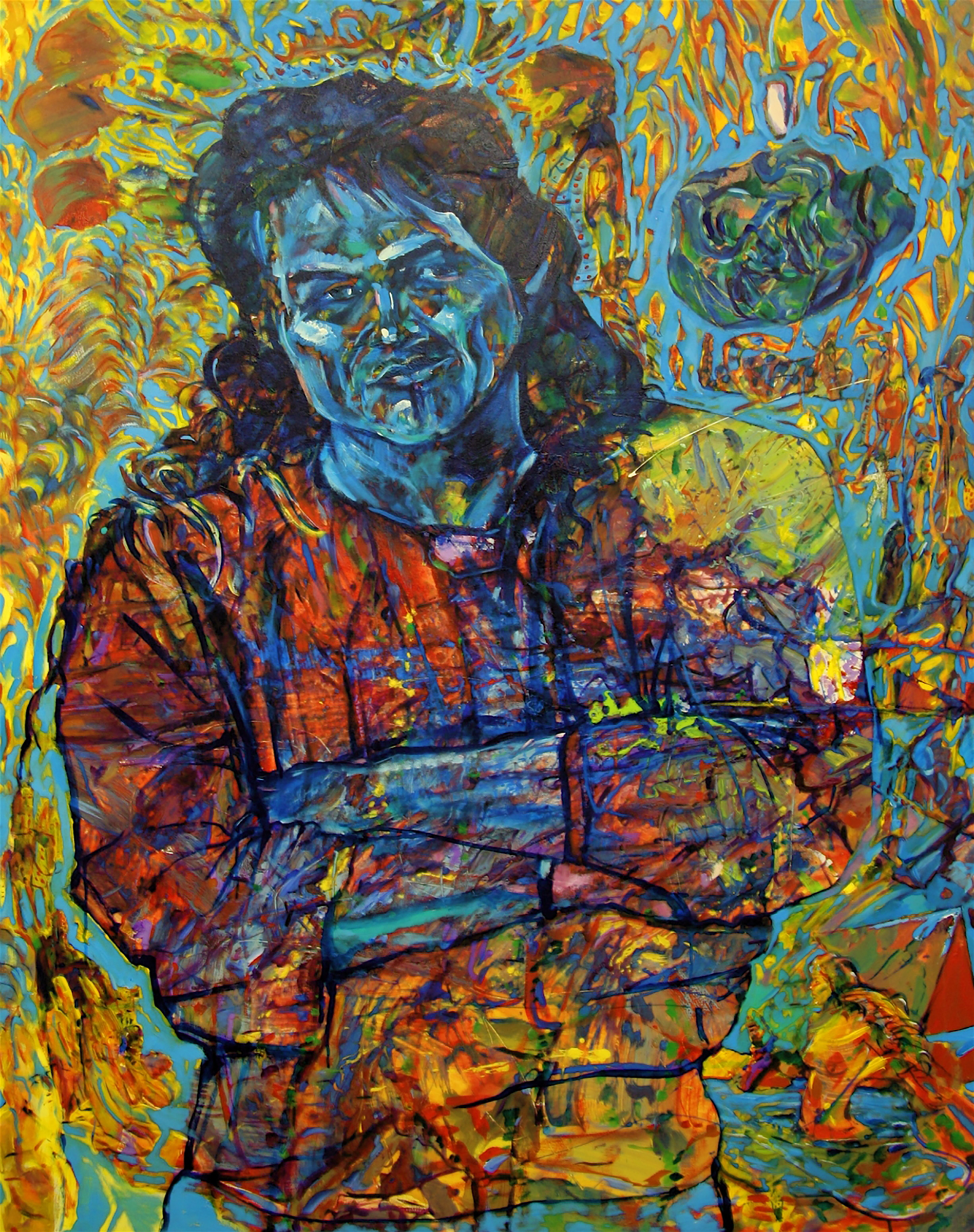 Self Portrait, 1994; 68" x 50"