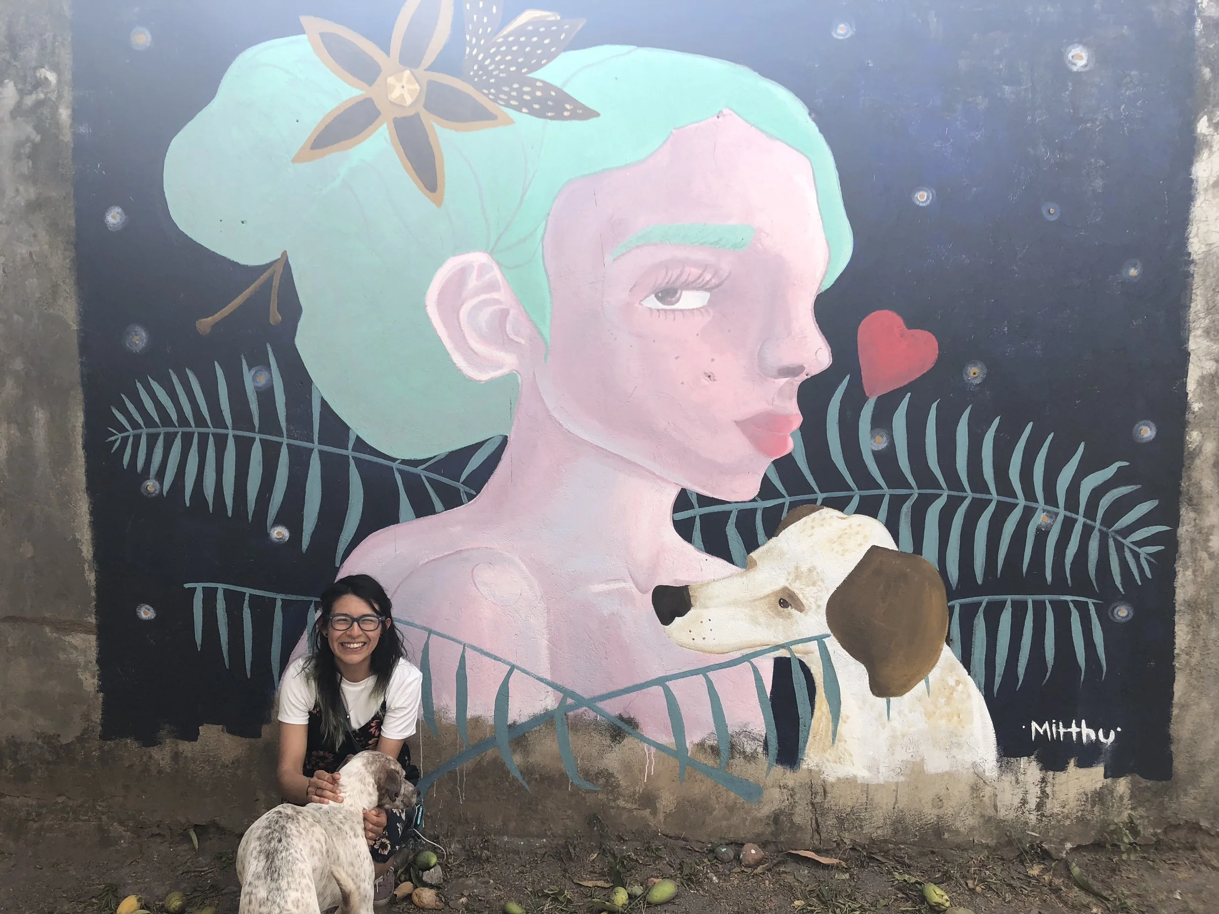 LAURA VELÁZQUEZ, LA NIÑA Y EL PERRO. ABRIL 2018