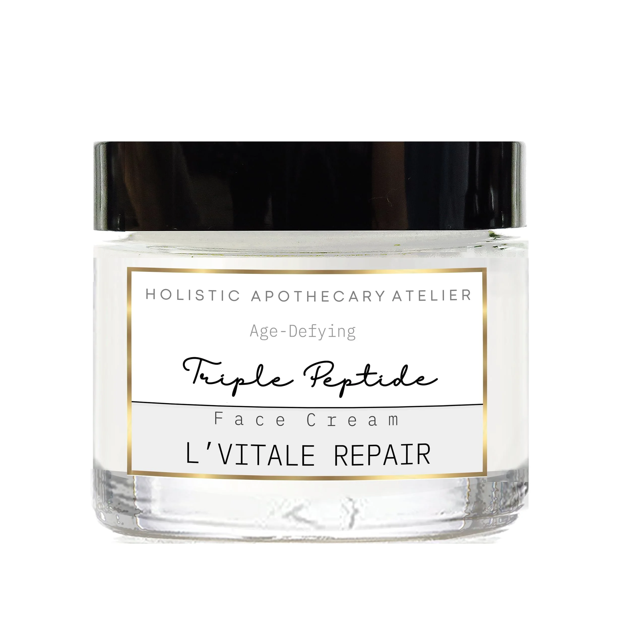 Triple peptide firming face cream moisturizer for smoother youthful looking skin