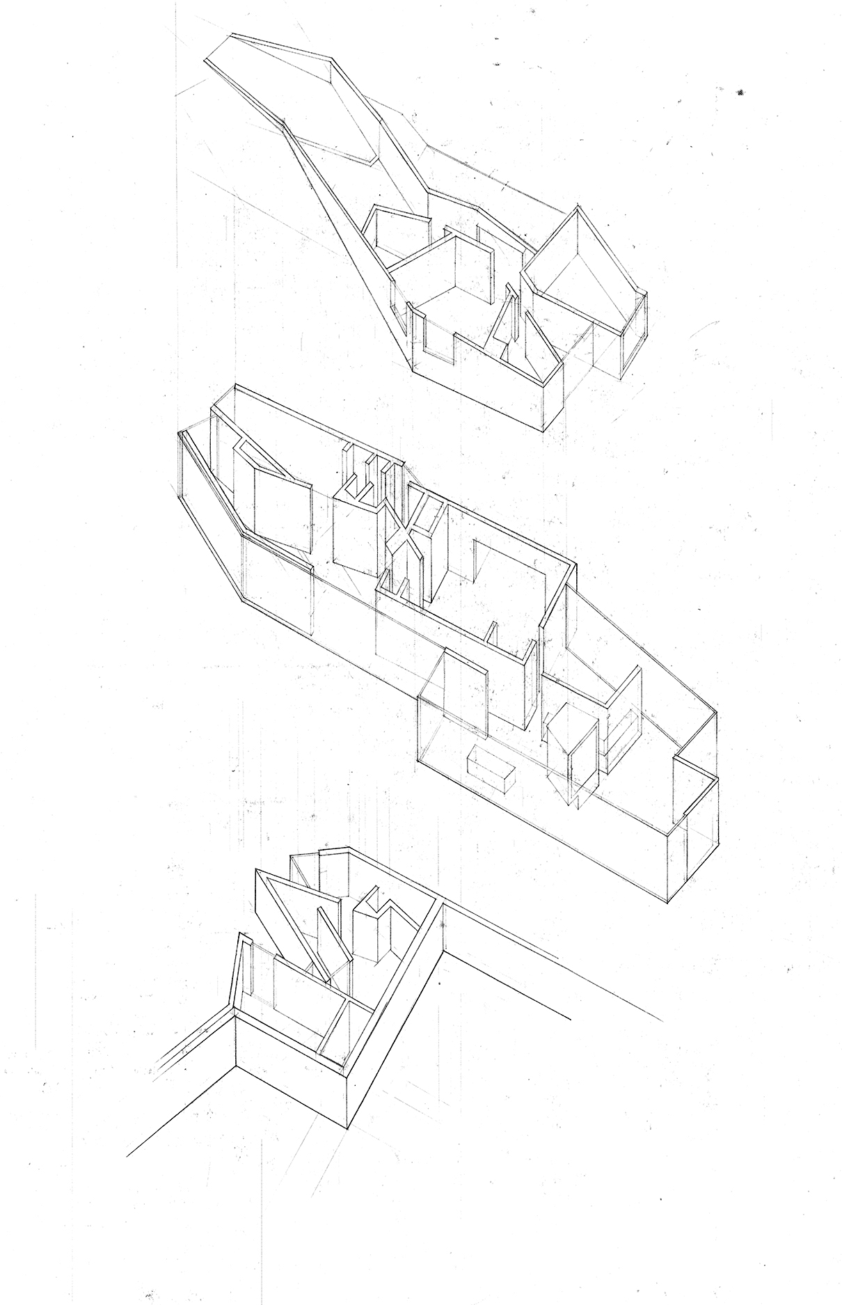 Axonometric Study - Mobius House, UN Studio
