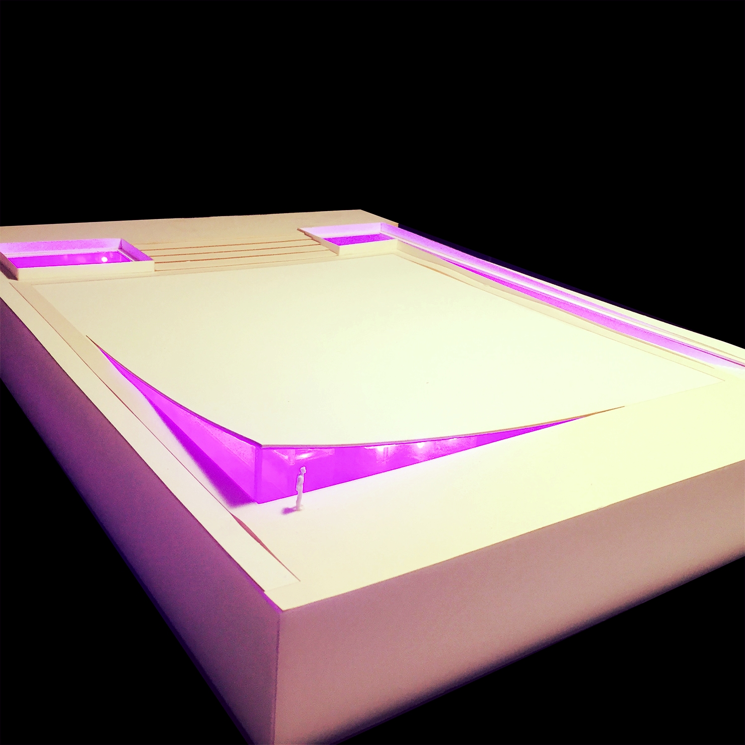 1/32 Model - Proposal for Bass Library, Yale University