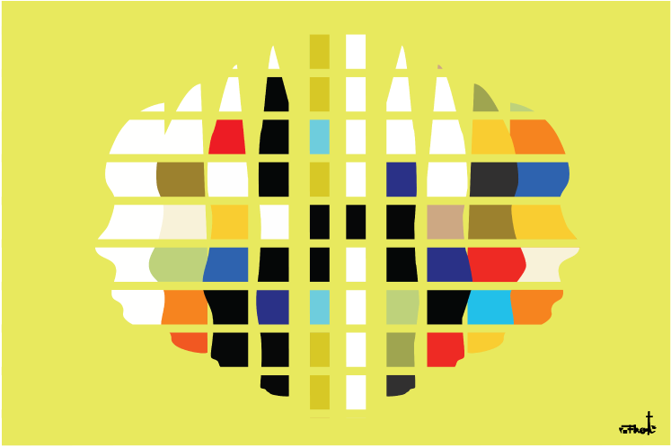  Art by Chris Falcon "Janus" Horizontal