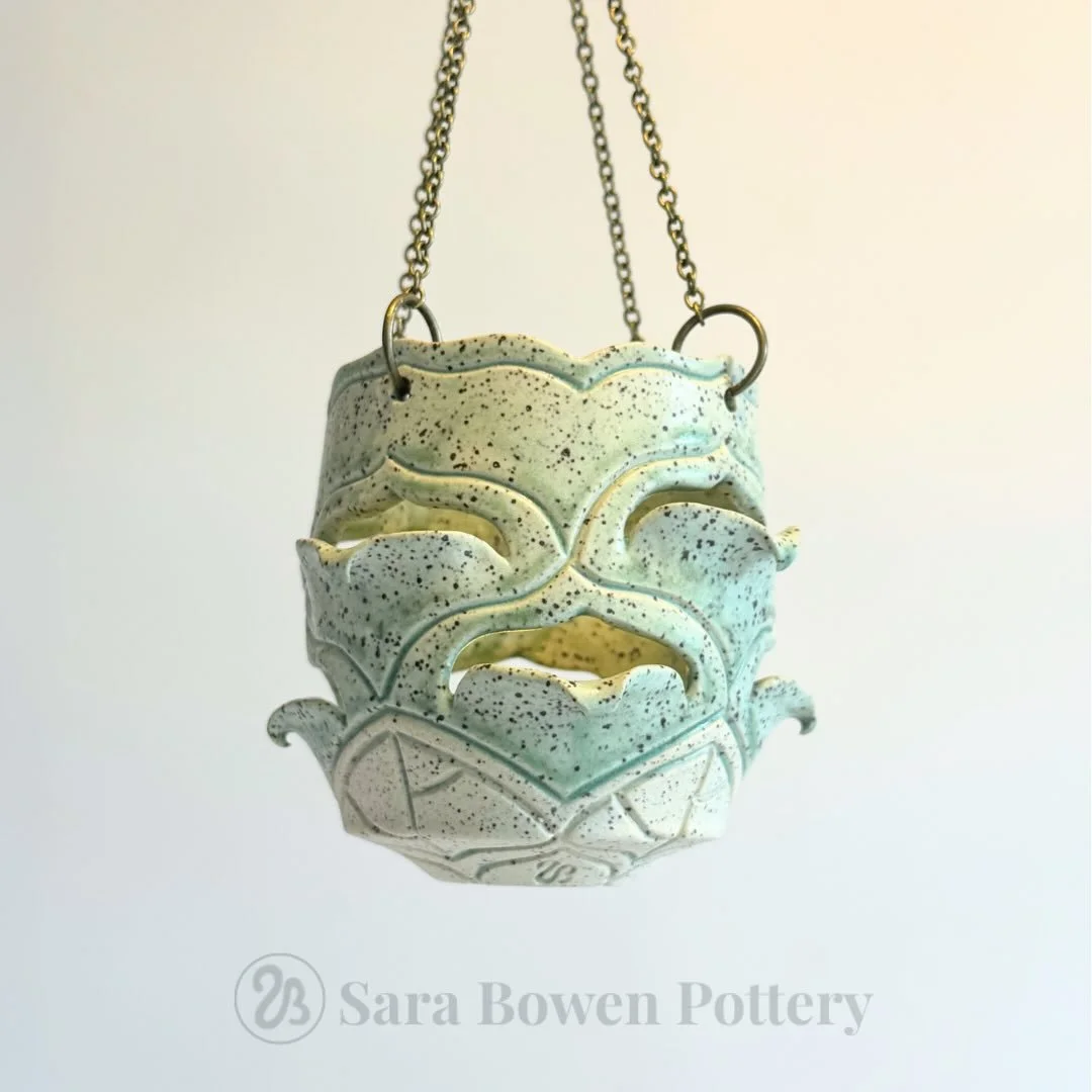 I haven&rsquo;t made lanterns like these in years. They take a bit more time, but they&rsquo;re so much fun. Are they petals? Are they leaves? I&rsquo;m not sure, but I love how they blossom out and curl. This lantern and her twin are available on my