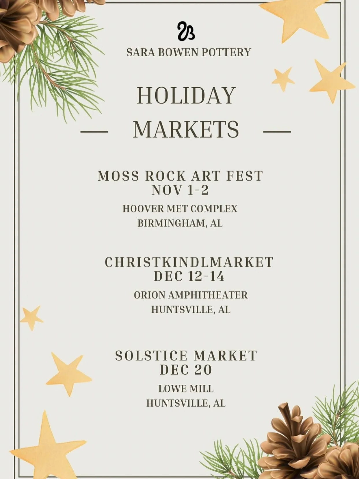I hope to see y&rsquo;all at a market this season! ✨