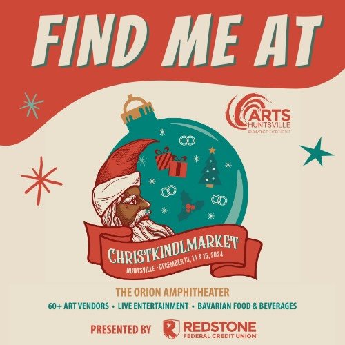 I&rsquo;ll be at Christkindlmarket at @theorionamphitheater this weekend! I&rsquo;ve been pretty quiet on socials lately but there&rsquo;s been lots going on behind the scenes, including some life changes and some pottery making too! Come see what I&