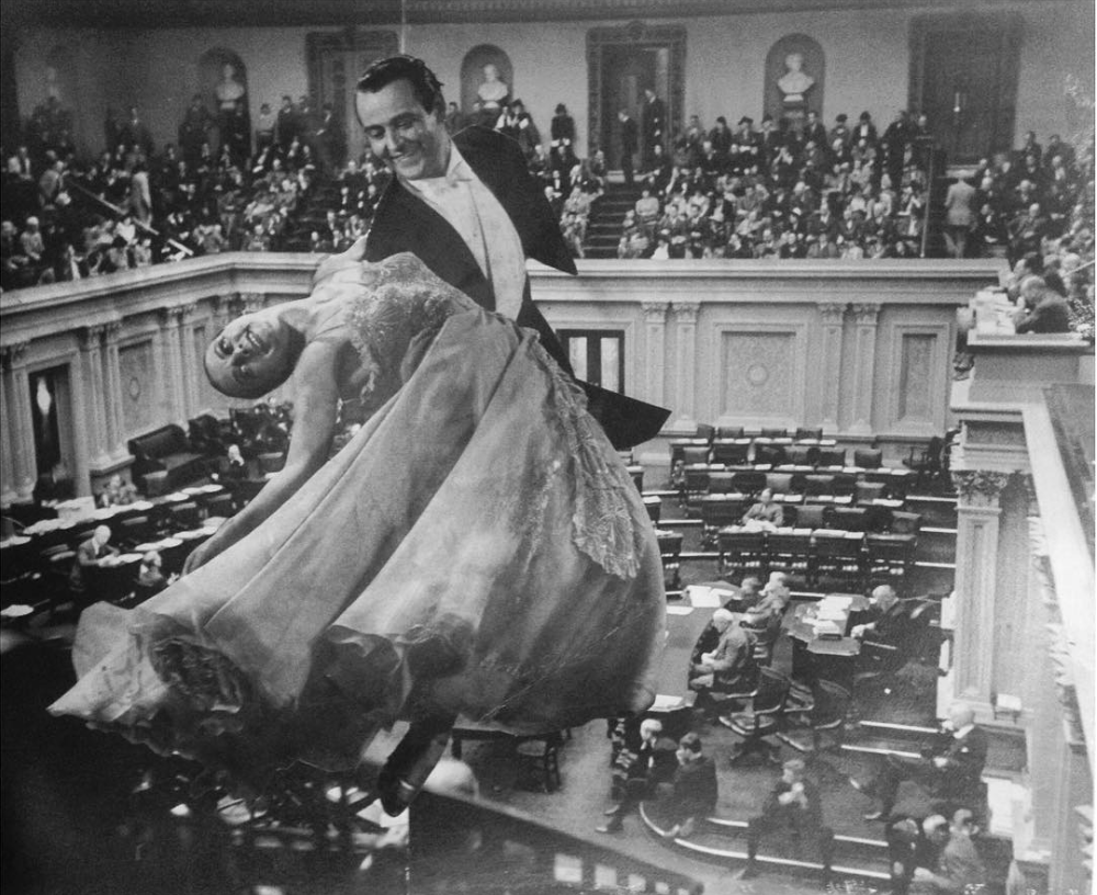 Dancing on the senate floor
