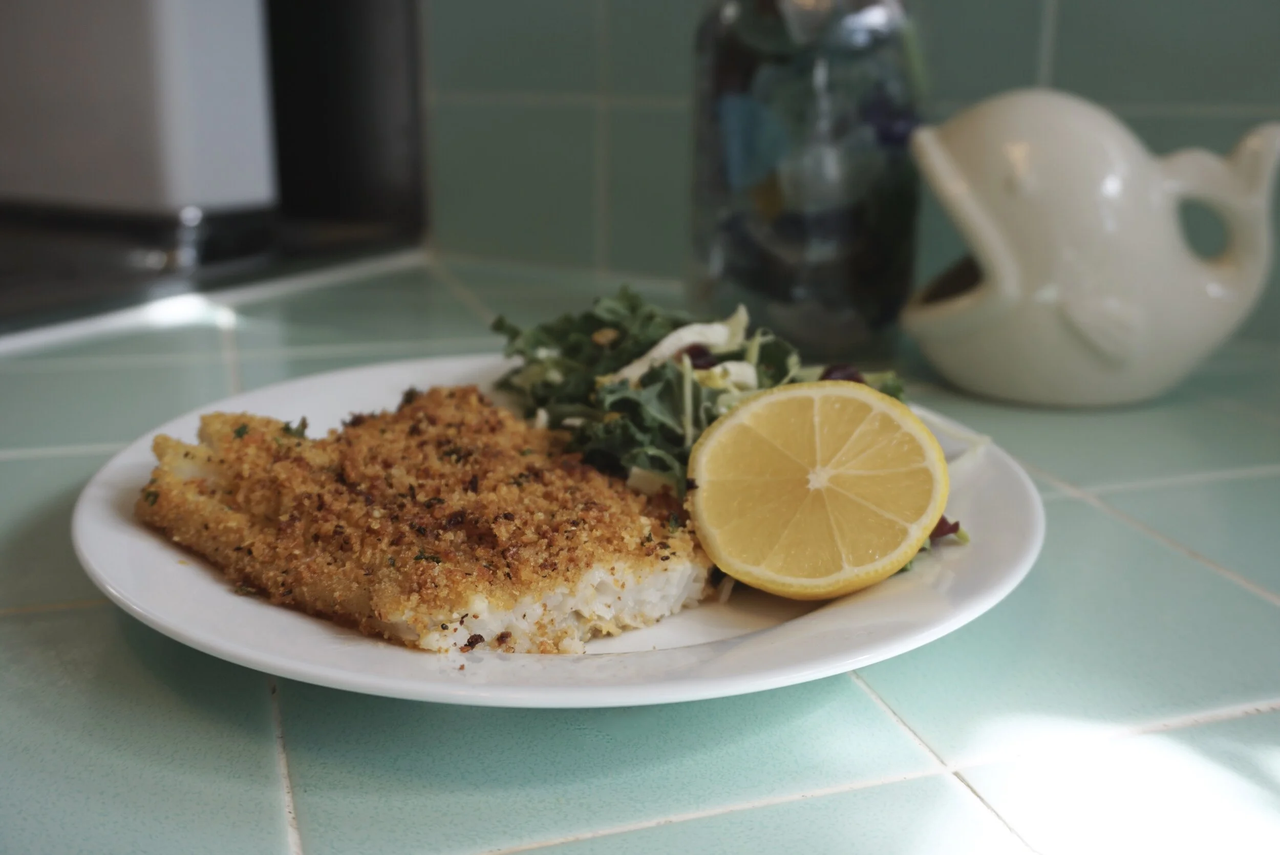 Parmesan Panko Baked Cod