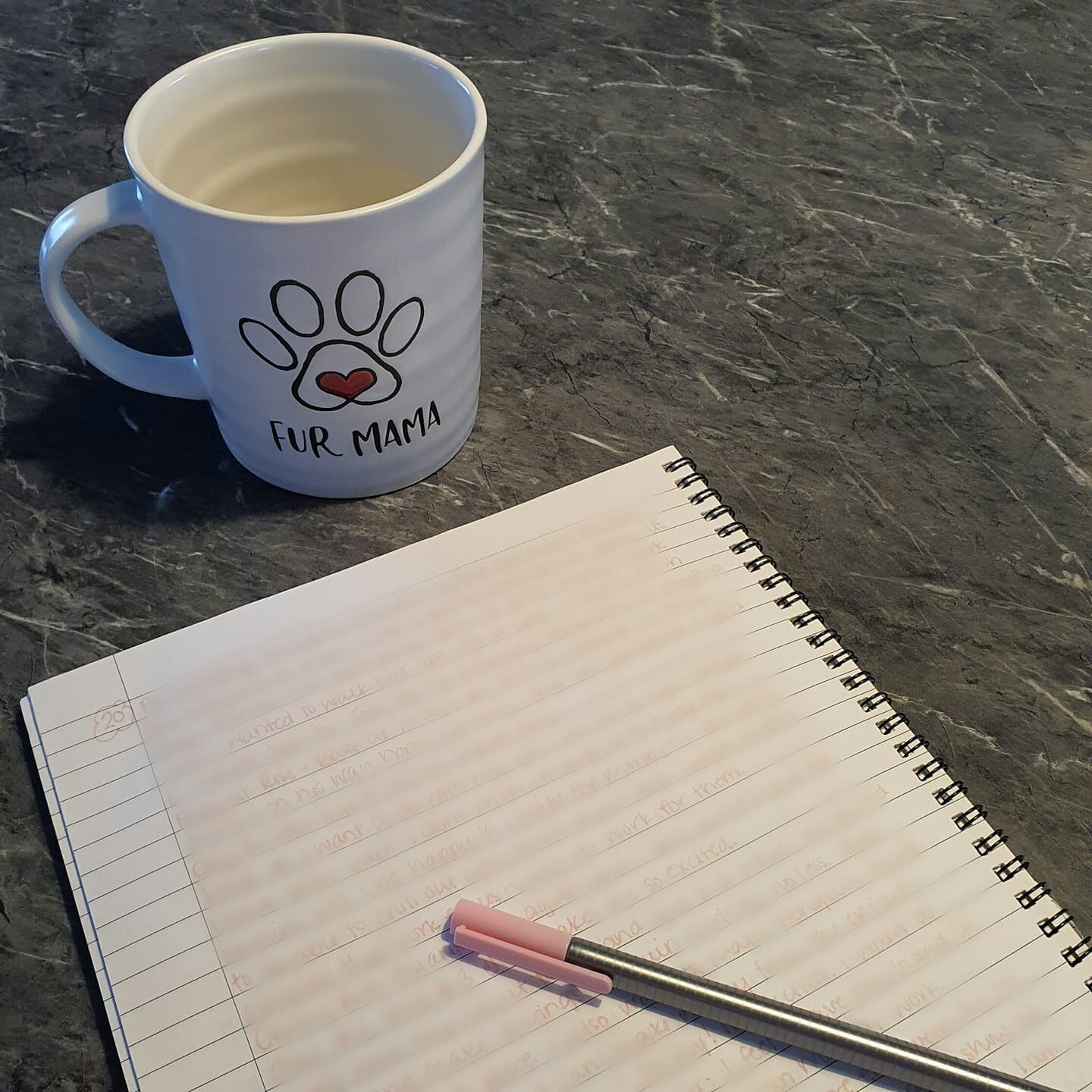 Monday morning journaling. 

I love to start my days off with a good brain dump. Even more, I love to start my weeks off by setting my intentions which motivates me forward for another week. 

How do you begin your week?

Making the time to write is 