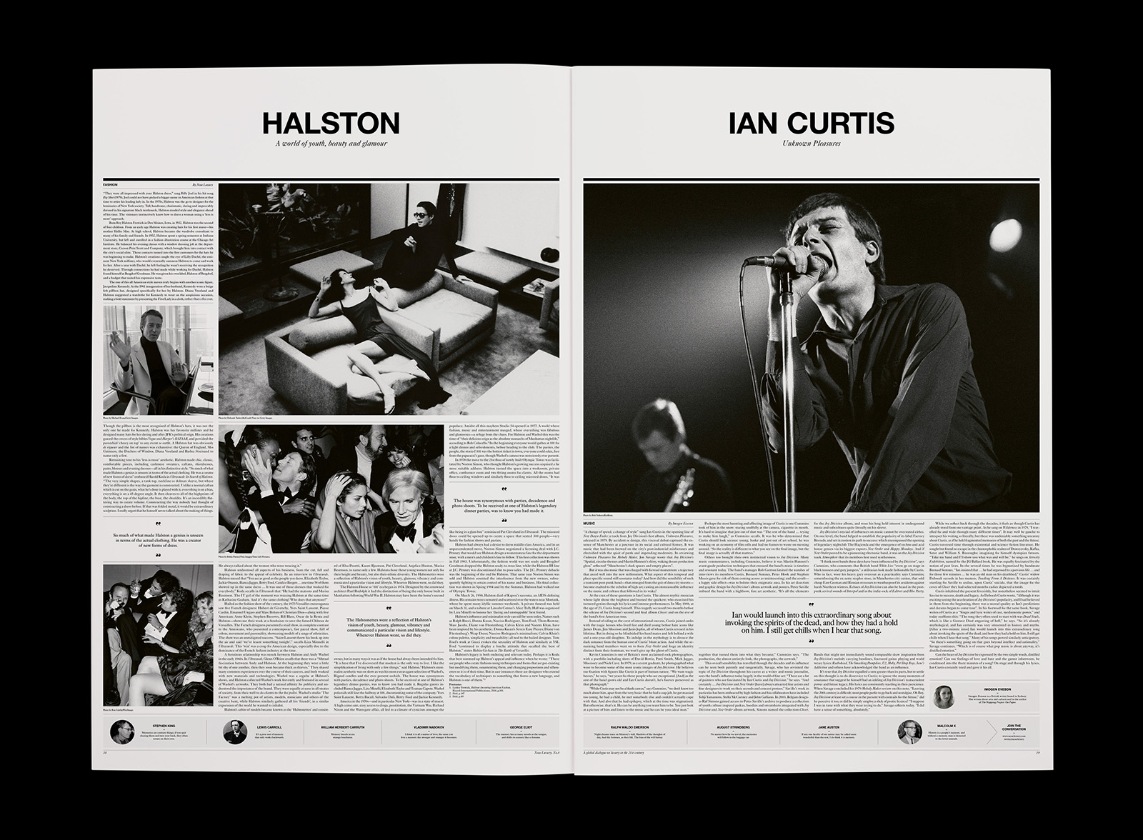 Ian Curtis feature – Neue Luxury