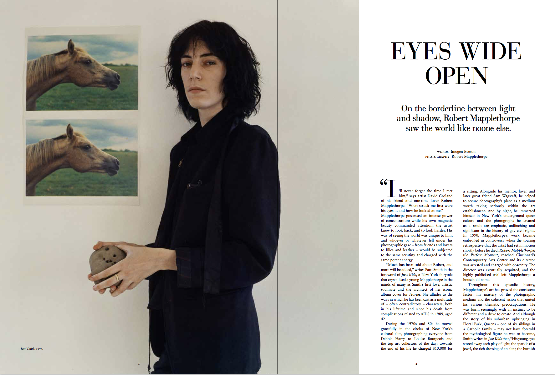 Robert Mapplethorpe arts feature – Russh issue #79