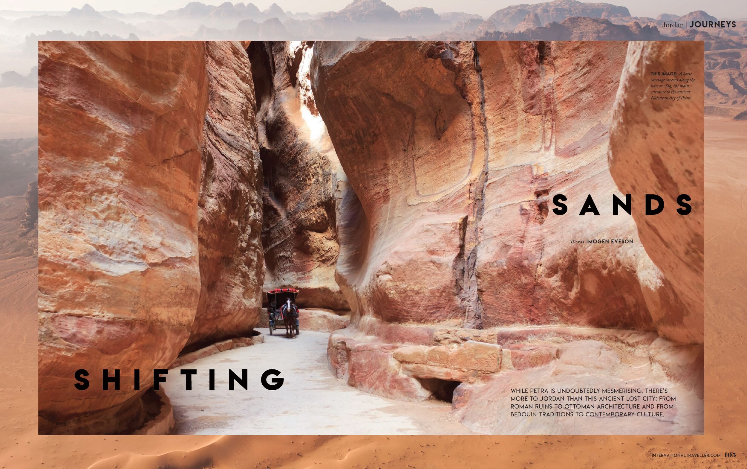Jordan travel feature – International Traveller issue 39