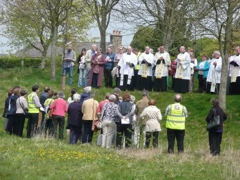 Gathering at the Martyrs Memorial