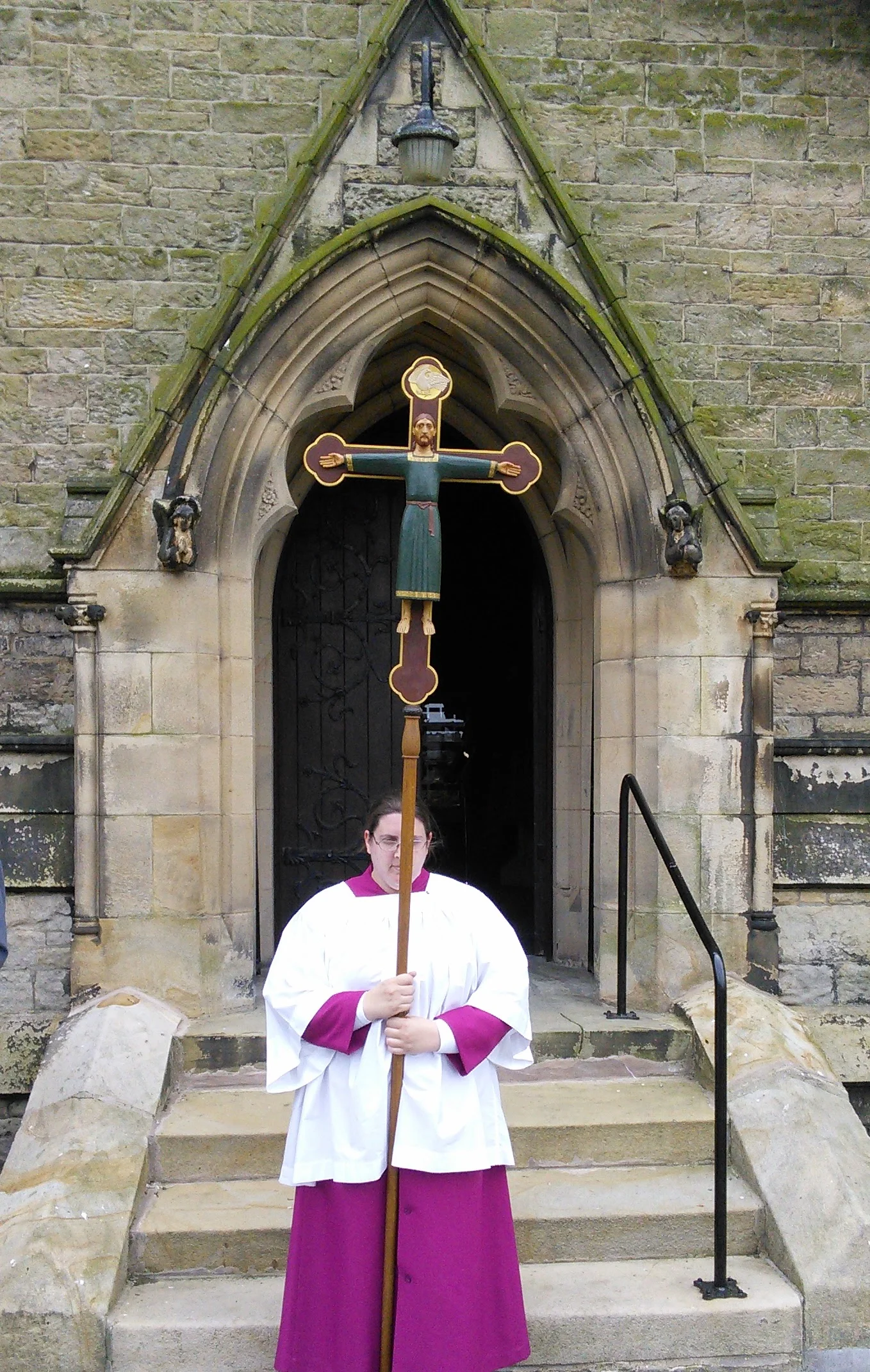 Arriving at the Holy Door