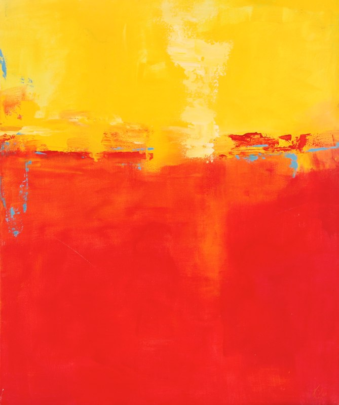Atardecer 20"x24" acrylic on canvas